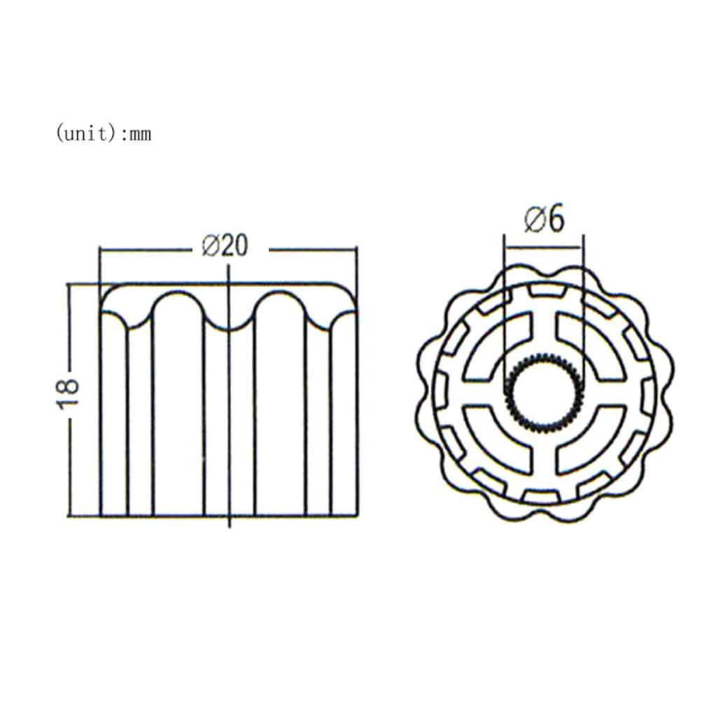 4pcs Plastic Electric Guitar Bass Volume Tone Control Dome Knobs Cap Silver