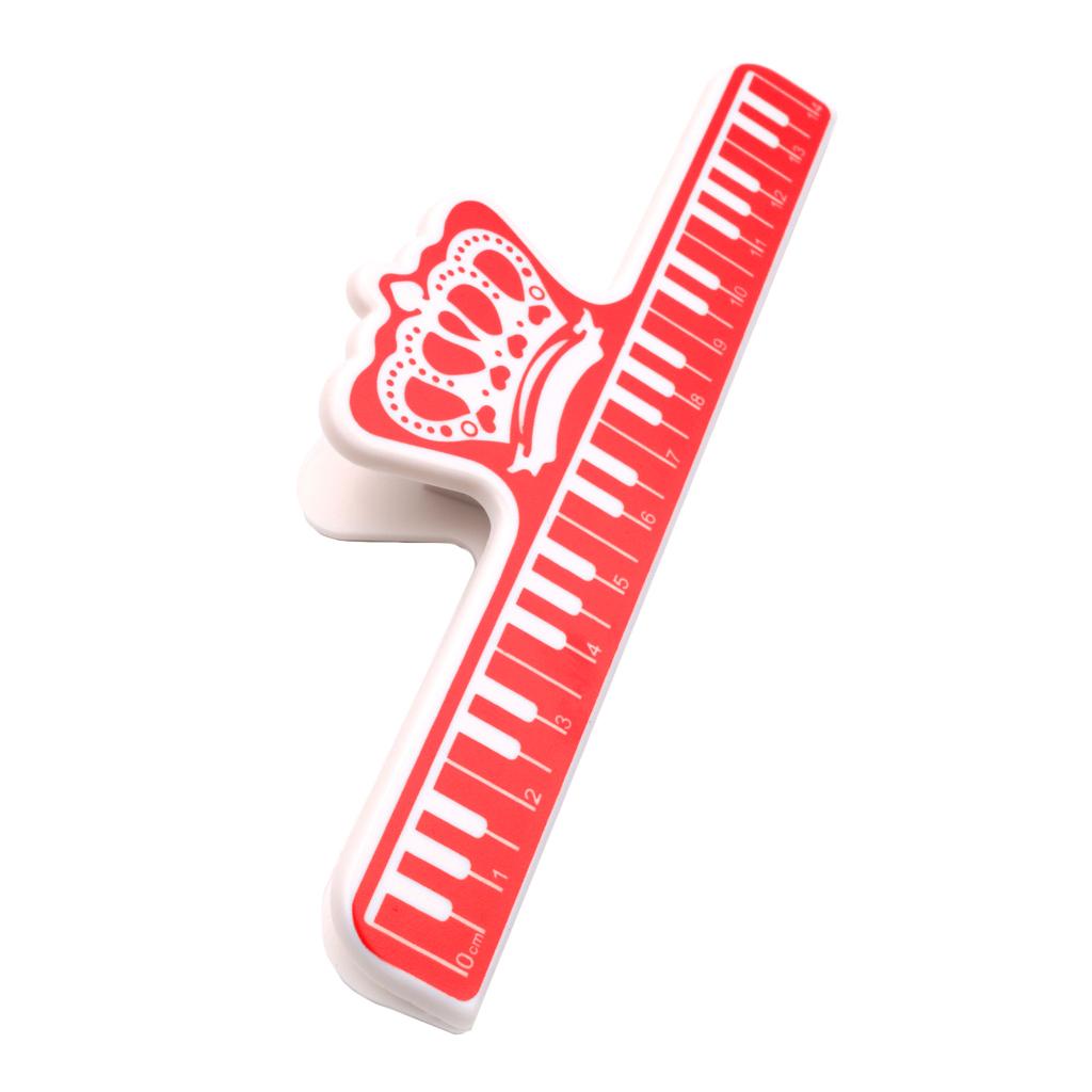Plastic Music Note Book Score Page Holder Clips Music Stand Parts Red