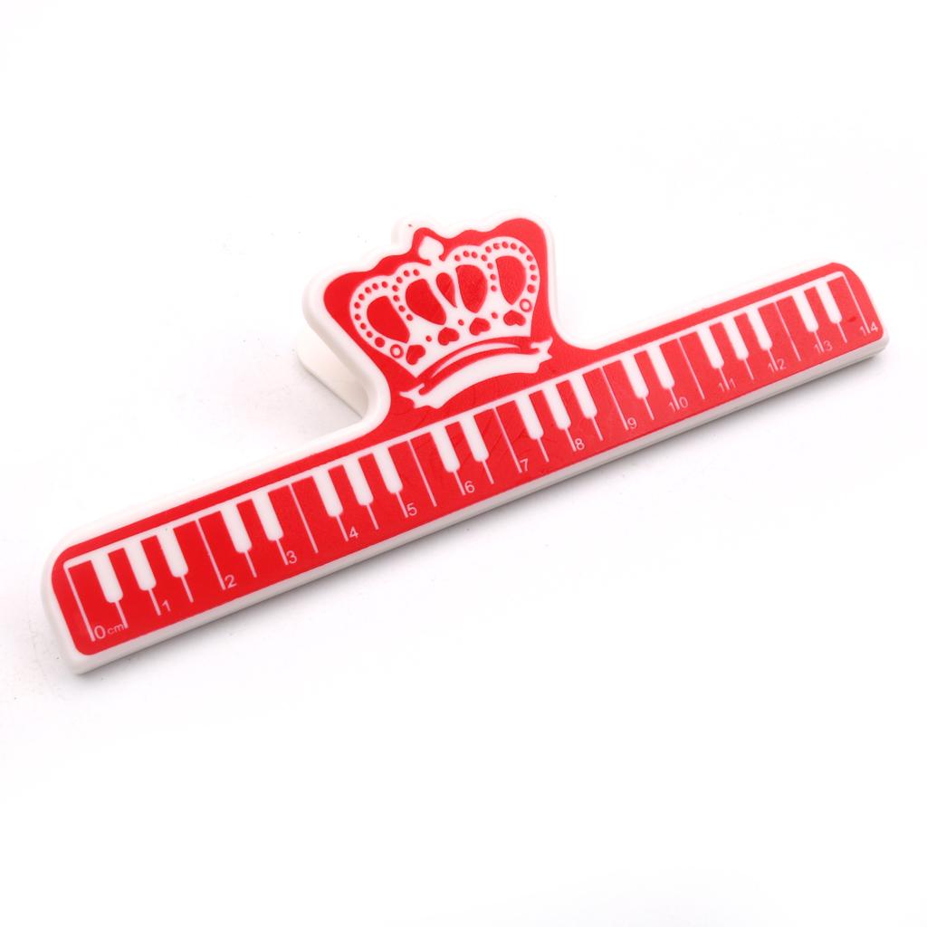 Plastic Music Note Book Score Page Holder Clips Music Stand Parts Red