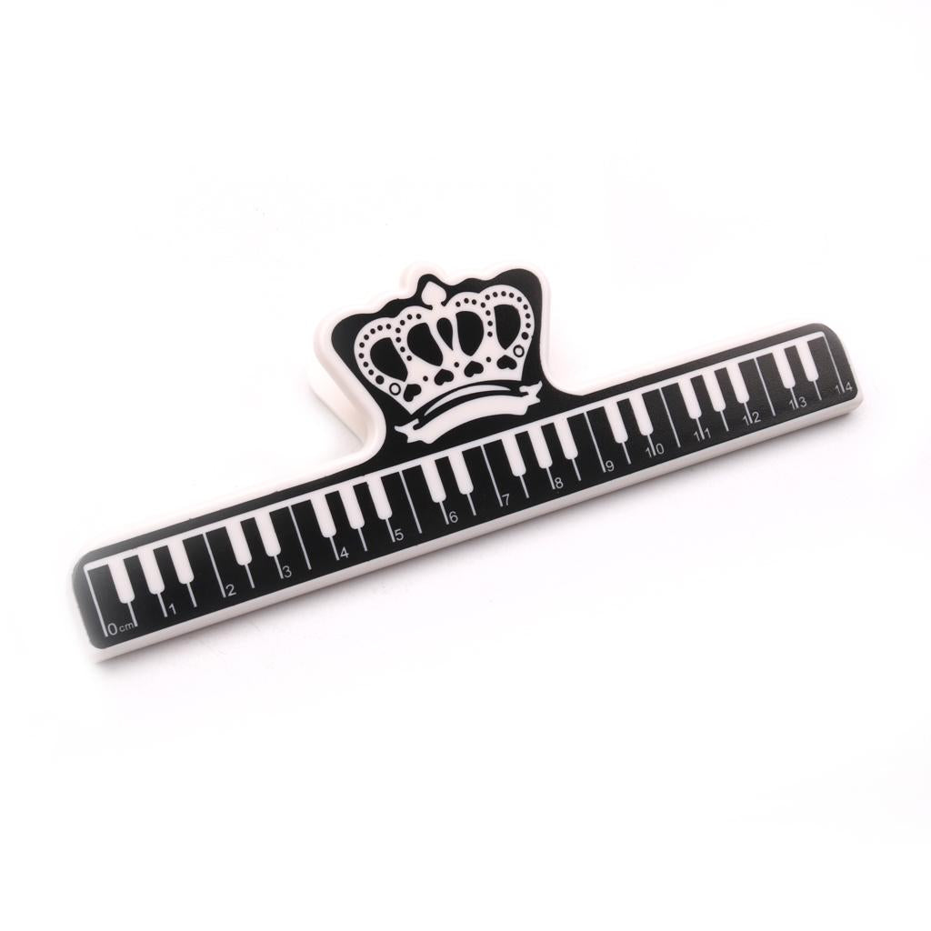 Plastic Music Note Book Score Page Holder Clips Music Stand Parts Black