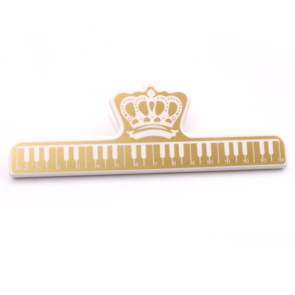 Plastic Music Note Book Score Page Holder Clips Music Stand Parts Golden