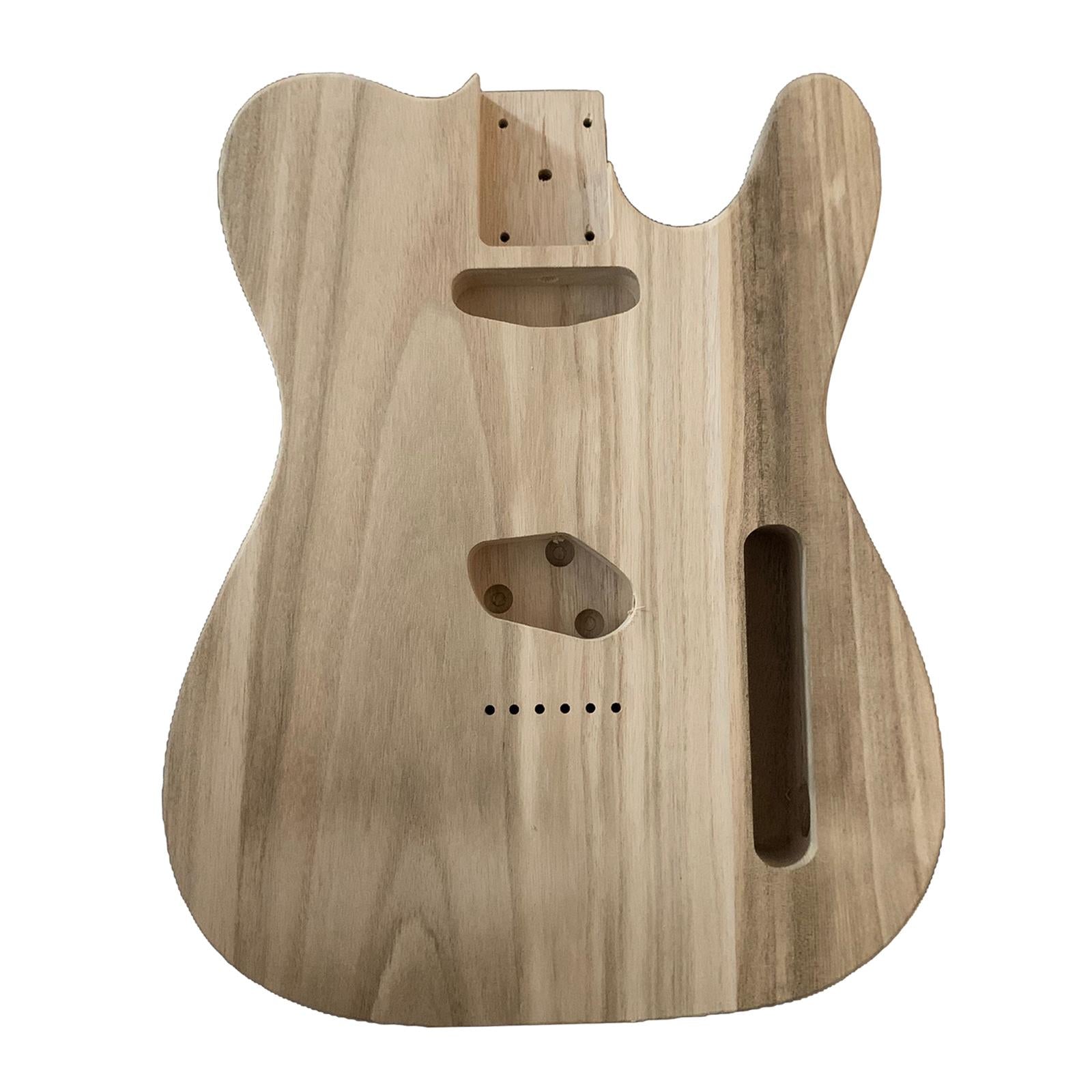 Maple Guitar Body Unfinished T-style DIY Material Luthier Tool Replacement