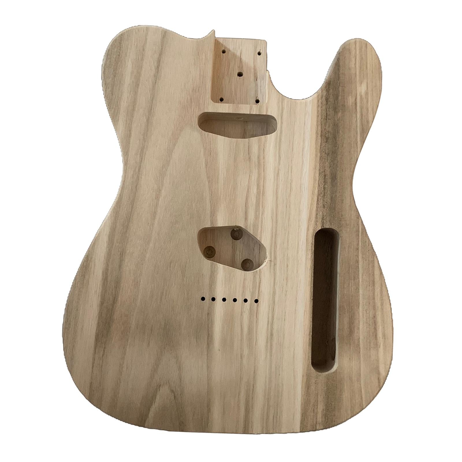 Maple Guitar Body Unfinished T-style DIY Material Luthier Tool Replacement