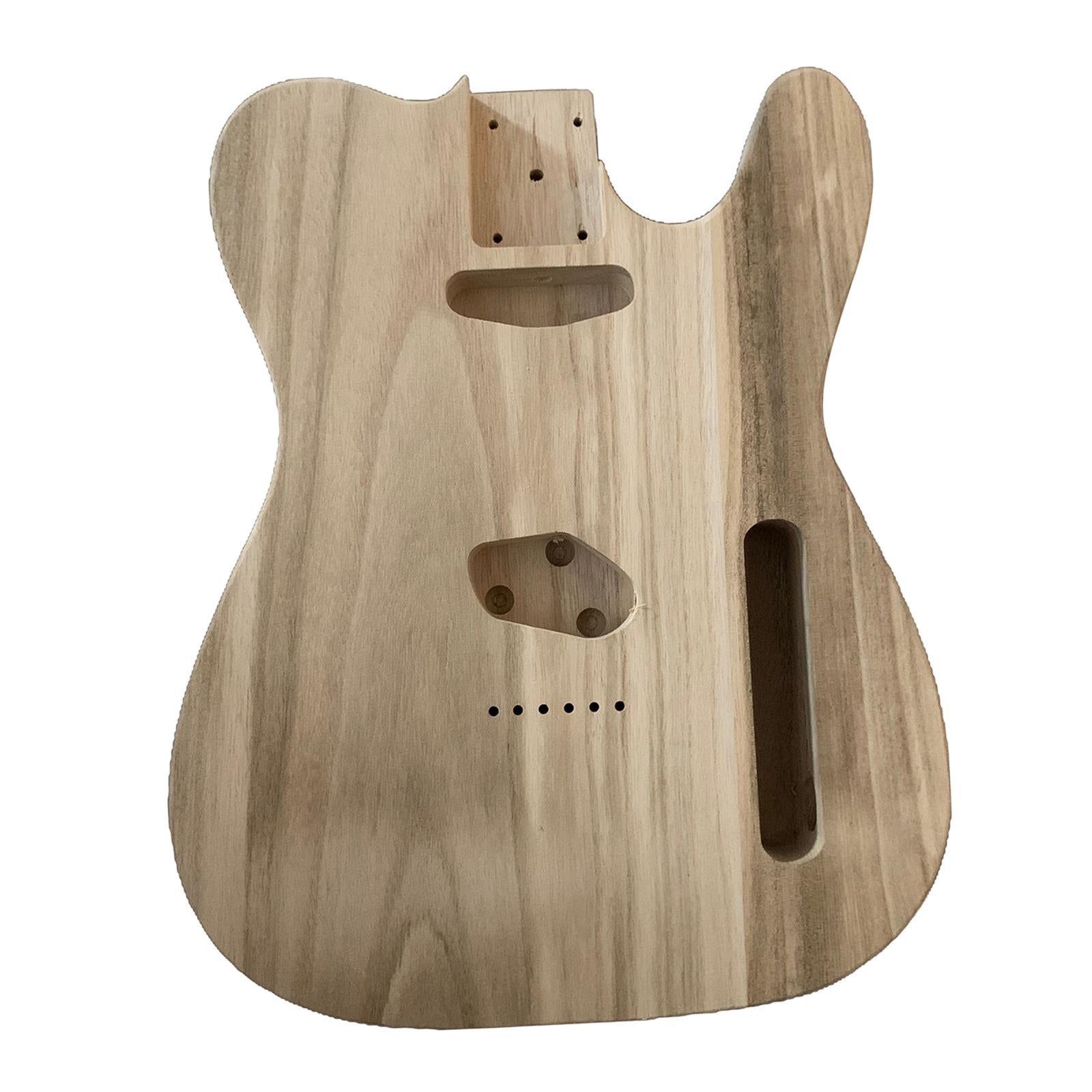 Maple Guitar Body Unfinished T-style DIY Material Luthier Tool Replacement
