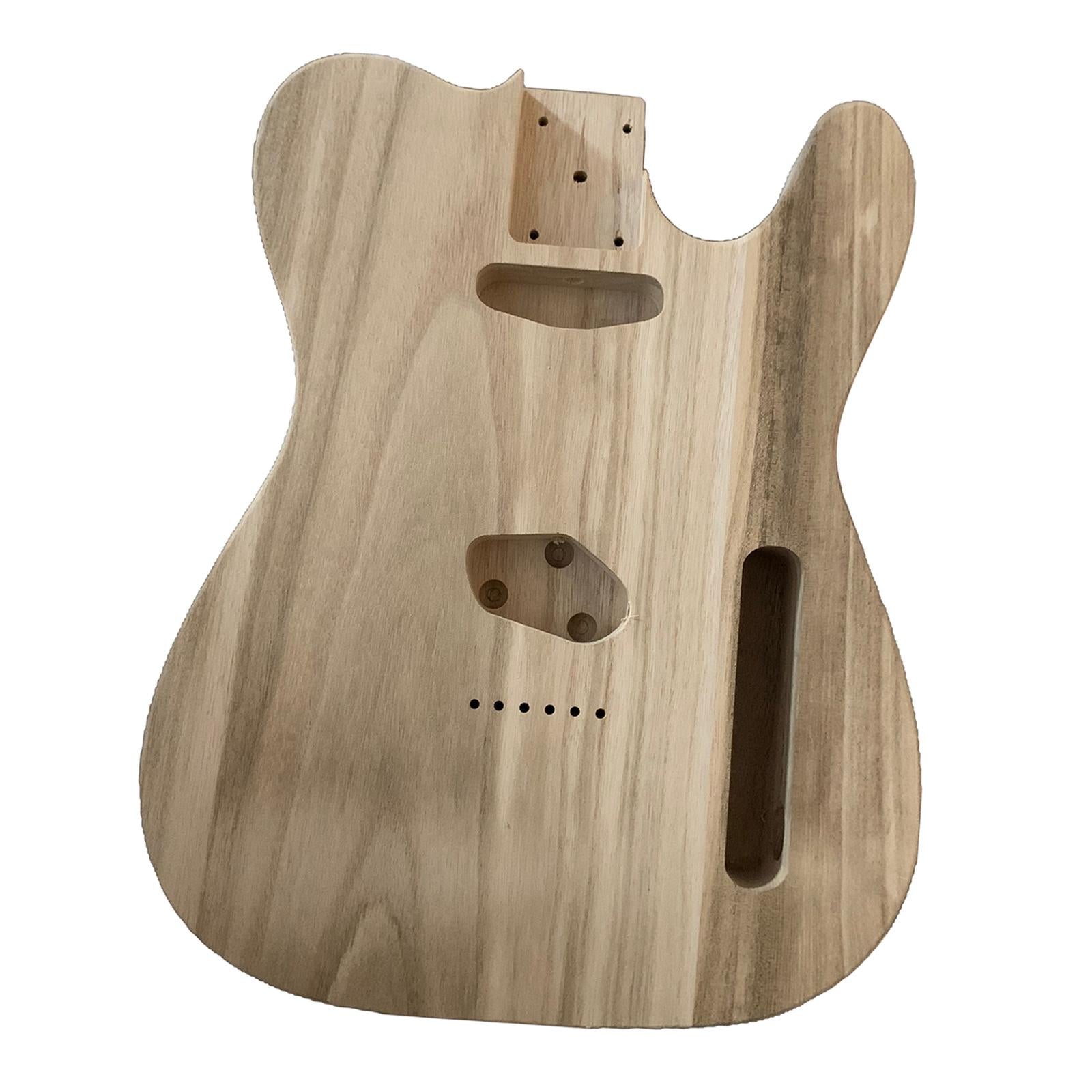 Maple Guitar Body Unfinished T-style DIY Material Luthier Tool Replacement