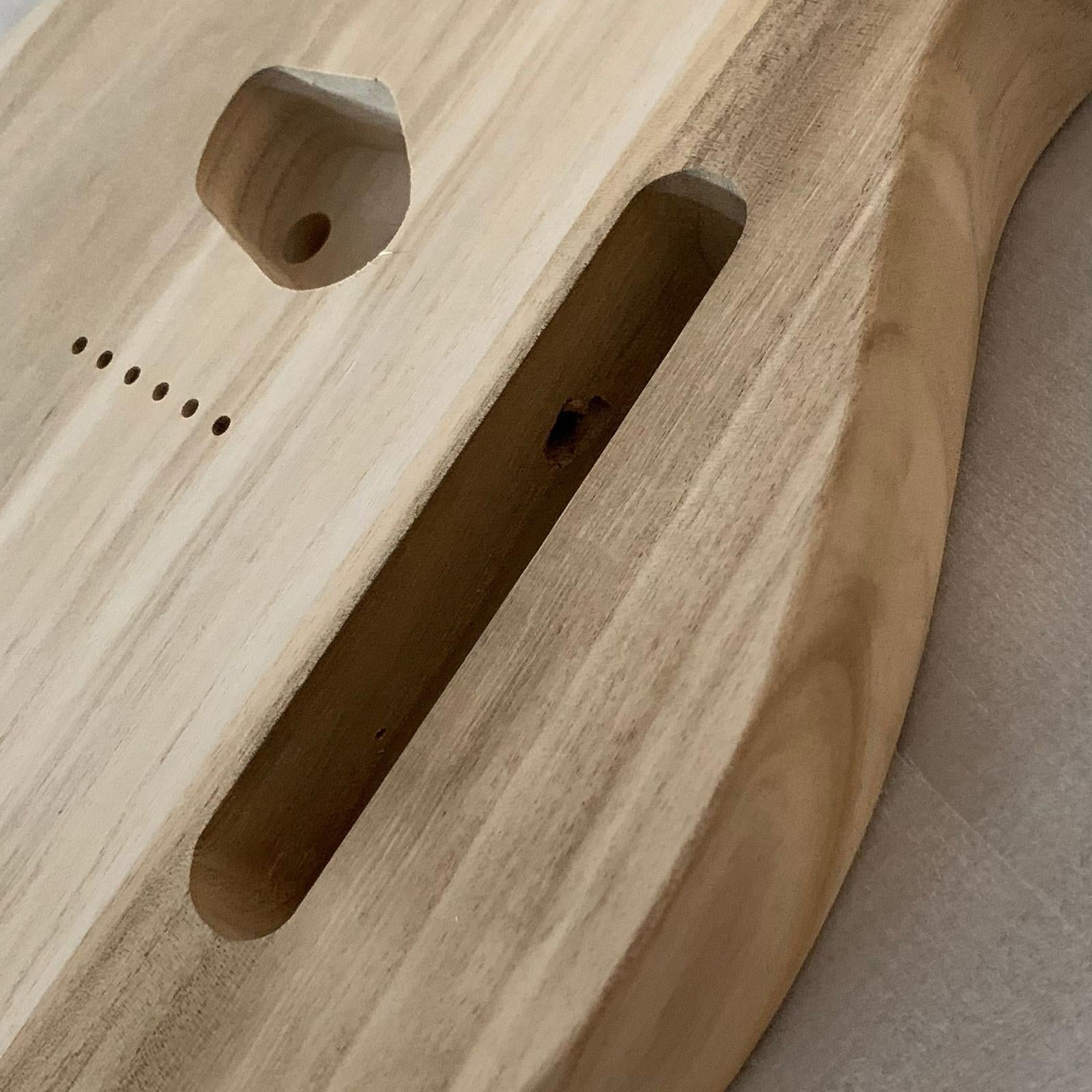 Maple Guitar Body Unfinished T-style DIY Material Luthier Tool Replacement