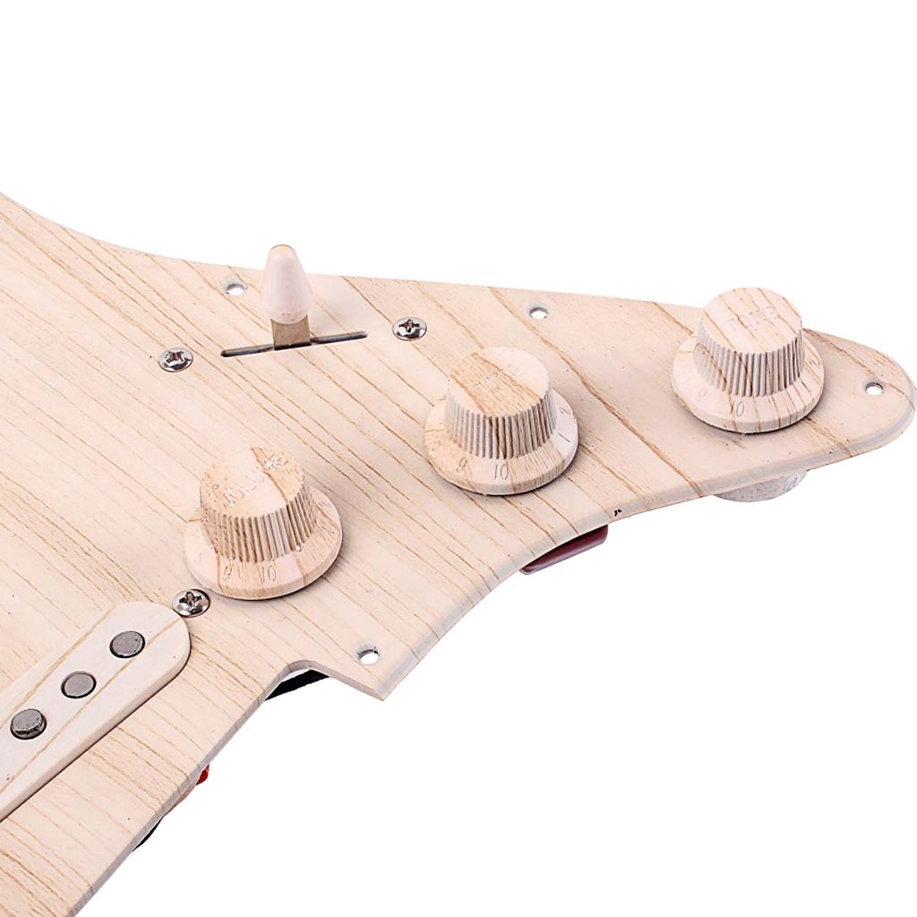Electric Guitar Loaded Pickguard Scratch Plate for ST Electric Guitar Beige