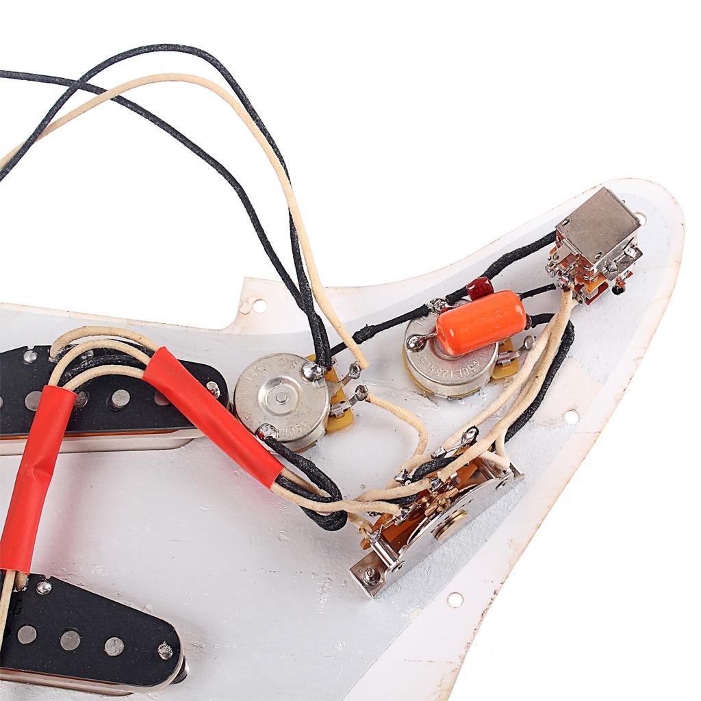 Electric Guitar Loaded Pickguard Scratch Plate for ST Electric Guitar Beige