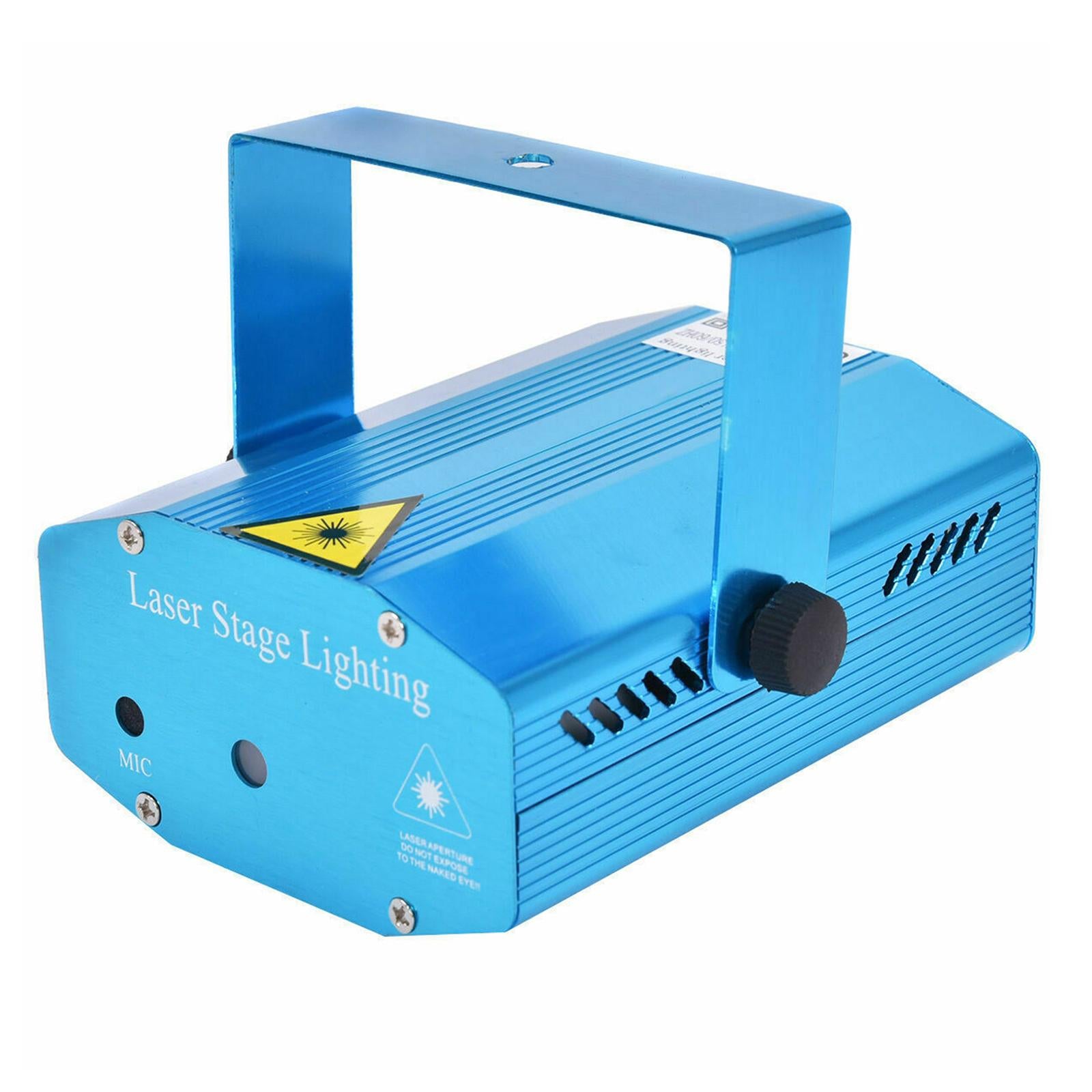 LED Disco Laser Sound Activated DJ Disco Strobe Projector Light Party Club