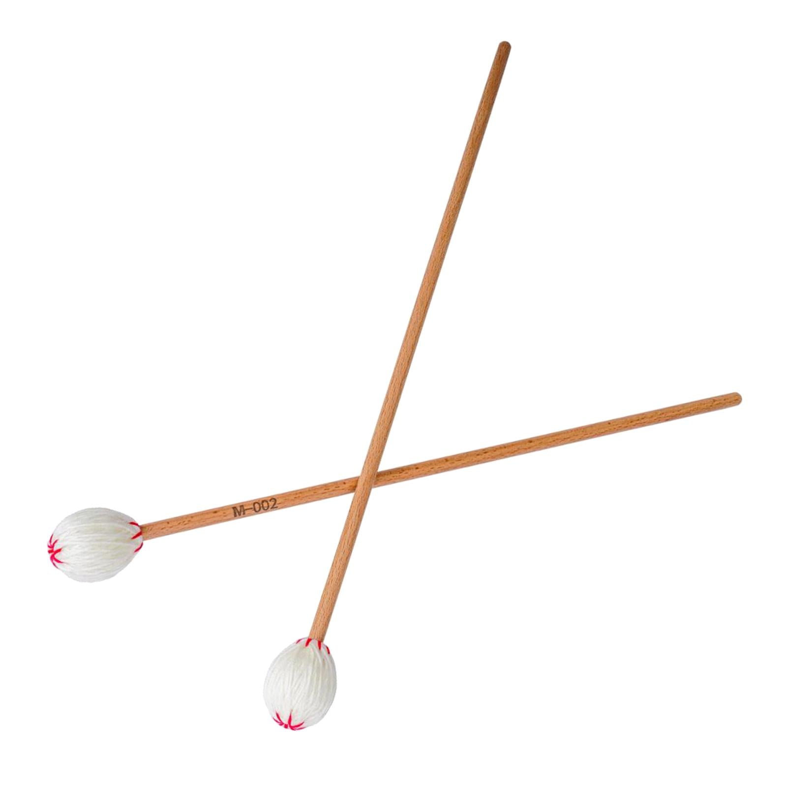 2x Marimba Mallets Beater Percussion Marimba Sticks