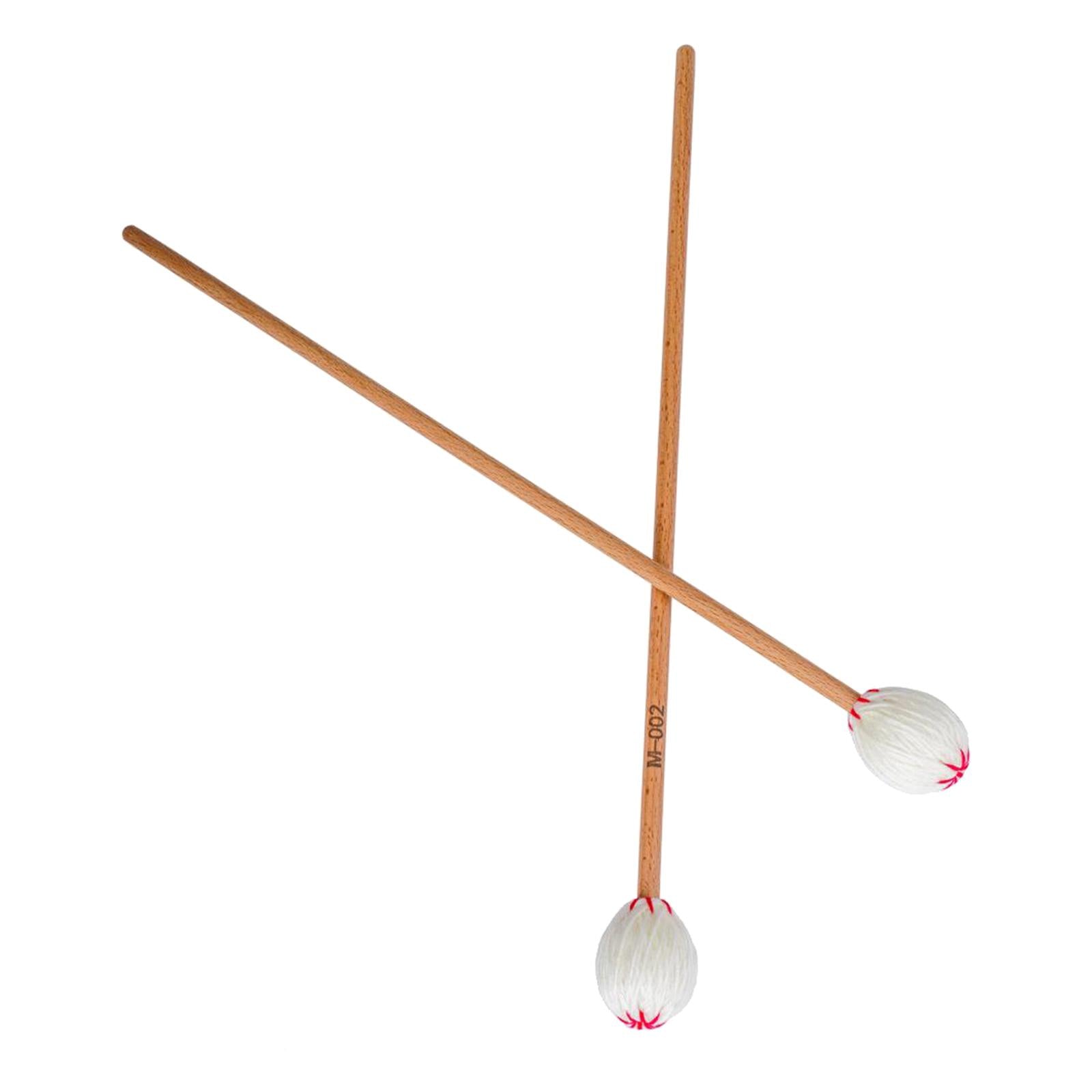 2x Marimba Mallets Beater Percussion Marimba Sticks