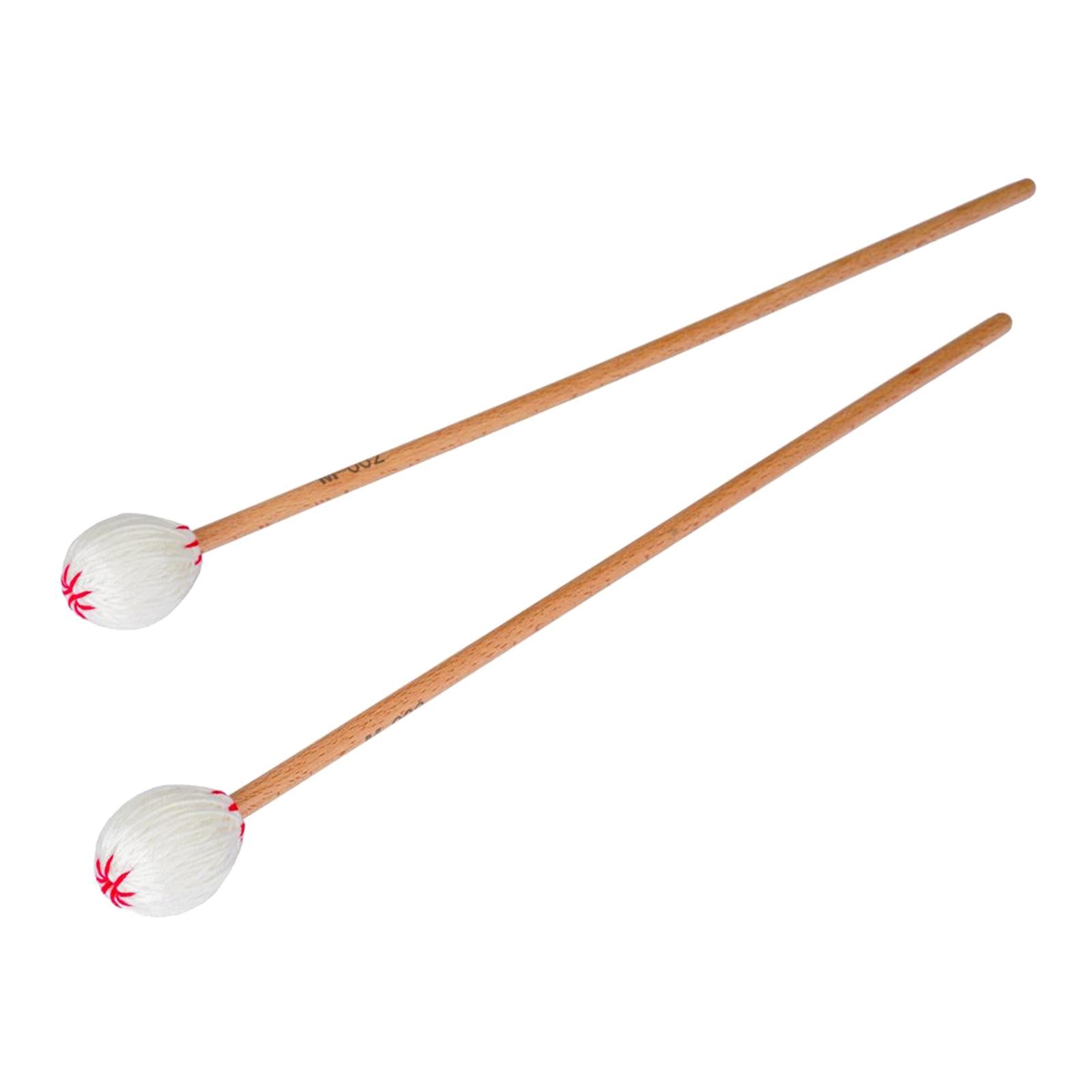 2x Marimba Mallets Beater Percussion Marimba Sticks