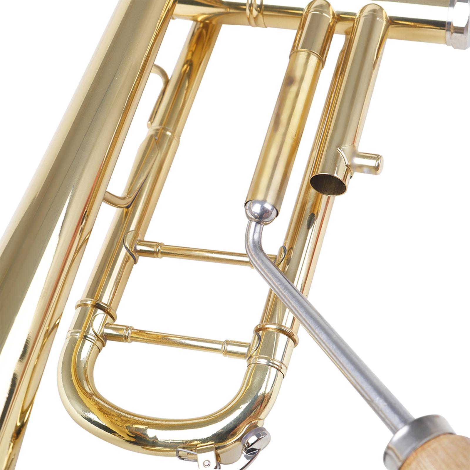 Trumpet Repair Tool Polished Maintenance with 2 Metal Balls Accs Parts
