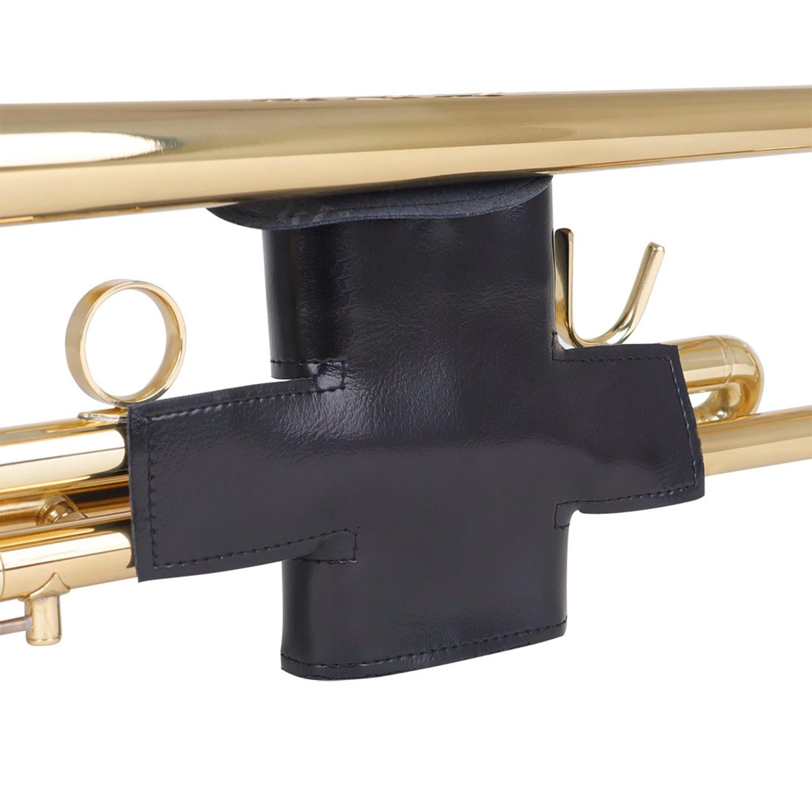 Durable Trumpet Valve Guard Trumpet Protect Cover Pro Trumpet Parts Black