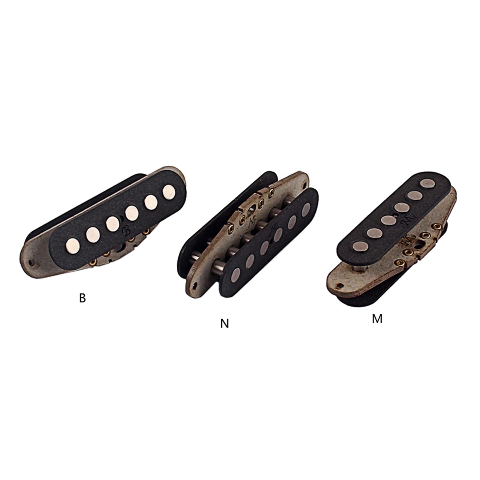 Prebuilt Constructed Neck Middle Bridage Pickup Alnico Rod Magnets for ST