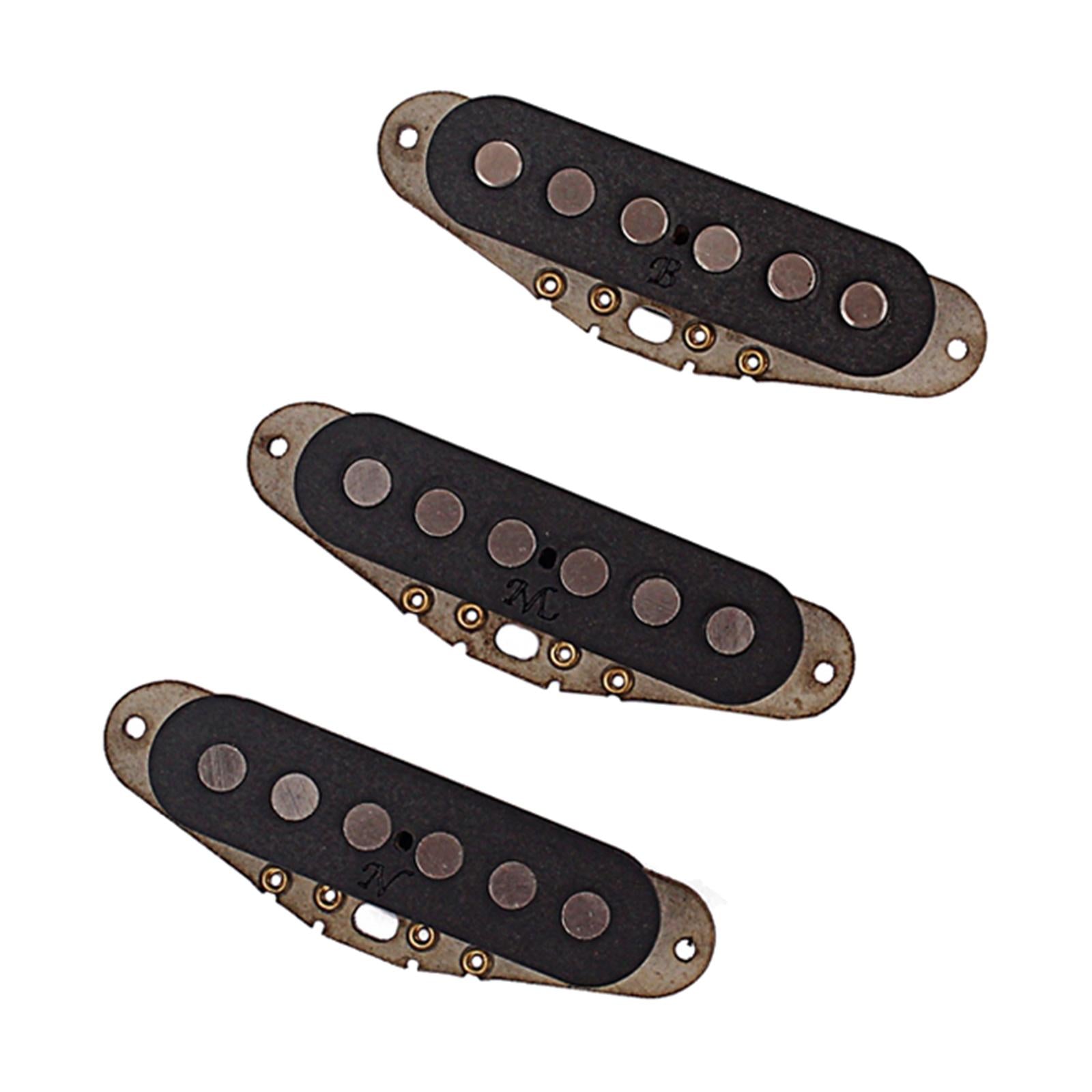 Prebuilt Constructed Neck Middle Bridage Pickup Alnico Rod Magnets for ST