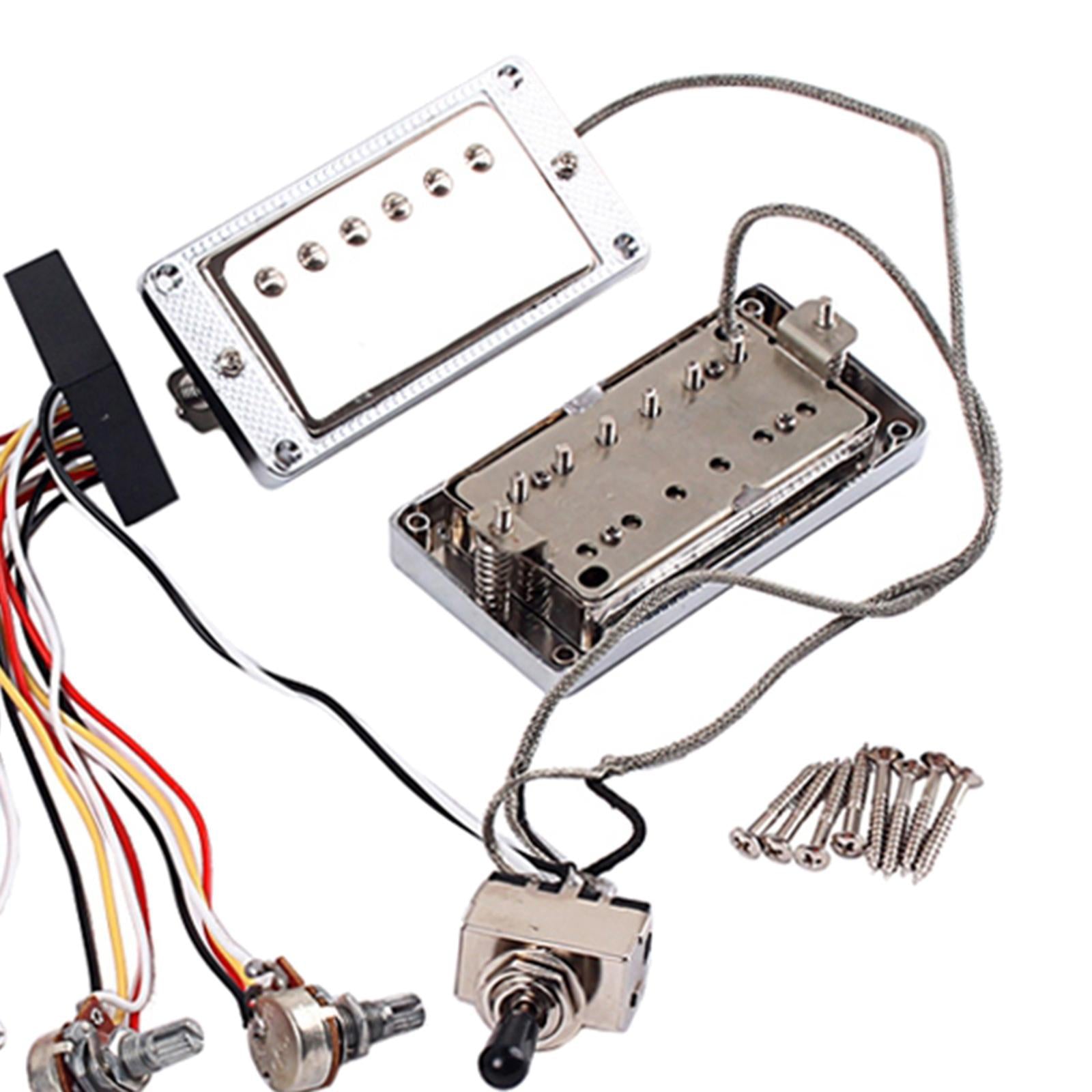 Silver Classic Pickups QUICK CONNECT Set For LP Guitars Musical Instrument