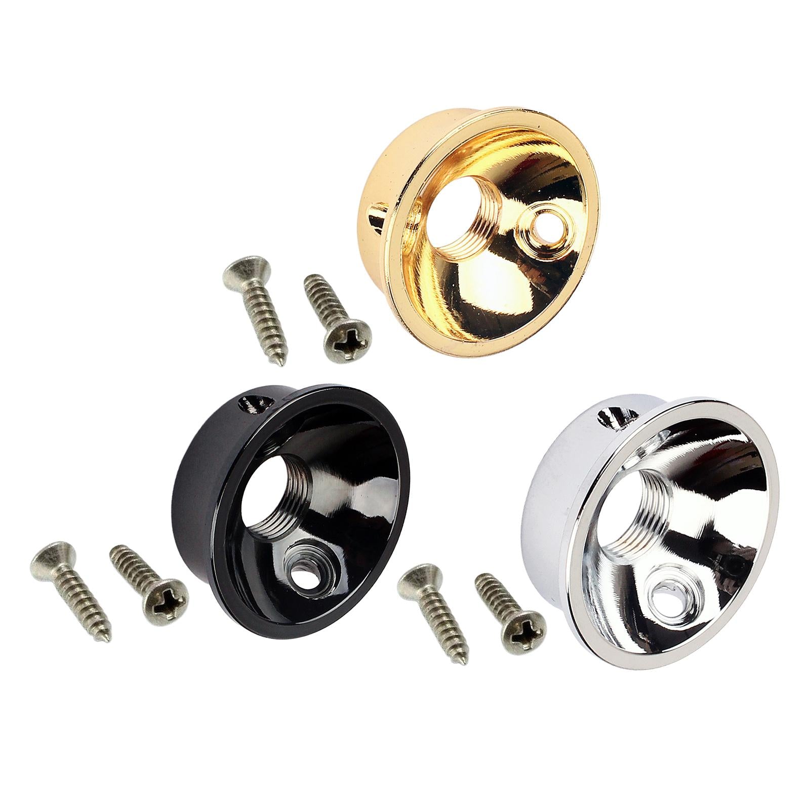Electrosocket Jack Plate T-style Polished 3 Colors with Screws Parts Gold