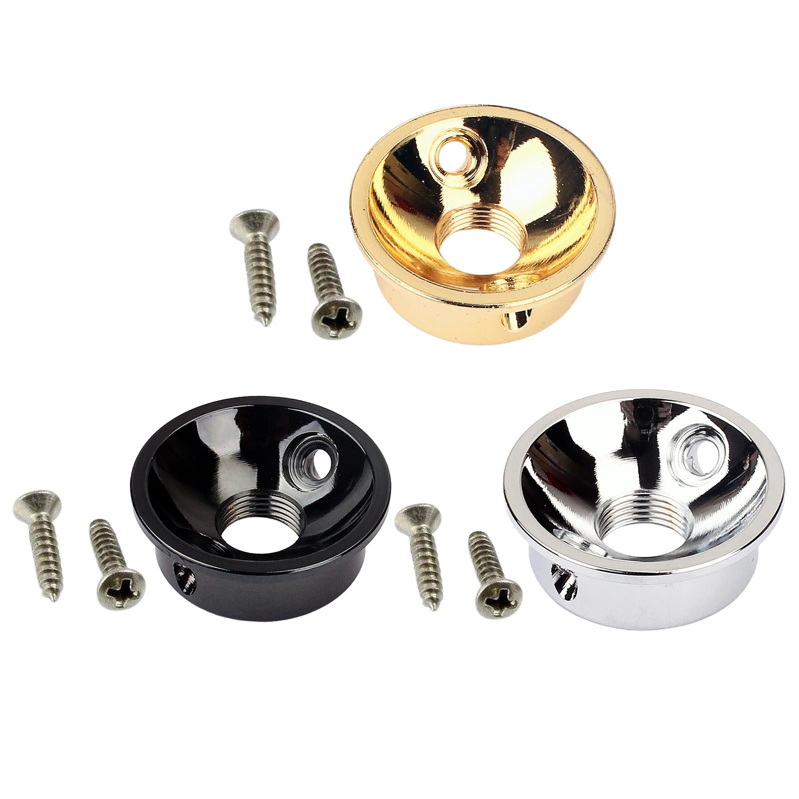 Electrosocket Jack Plate T-style Polished 3 Colors with Screws Parts Gold
