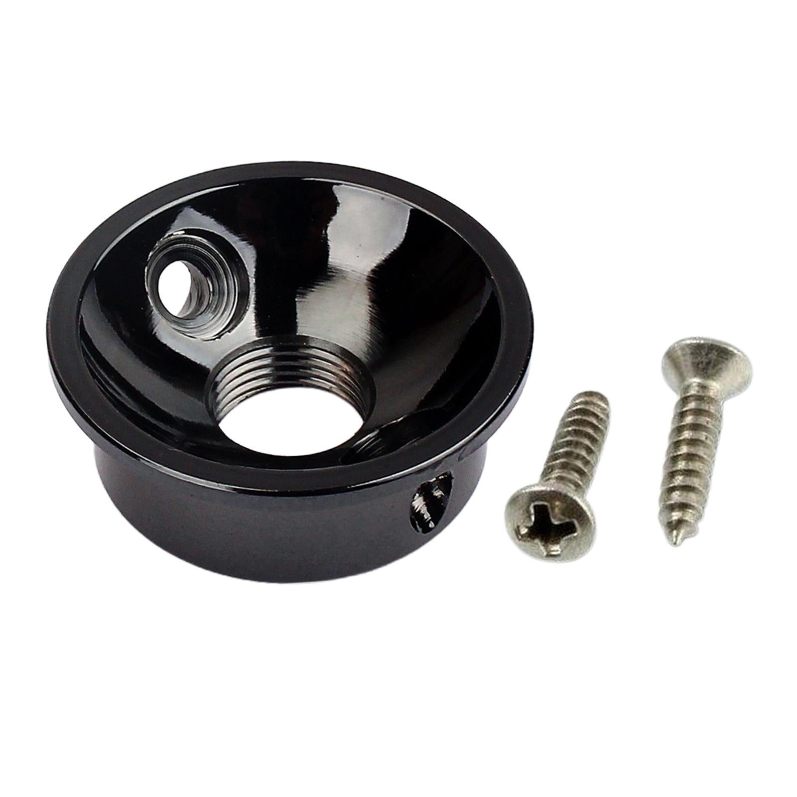 Electrosocket Jack Plate T-style Polished 3 Colors with Screws Parts Black