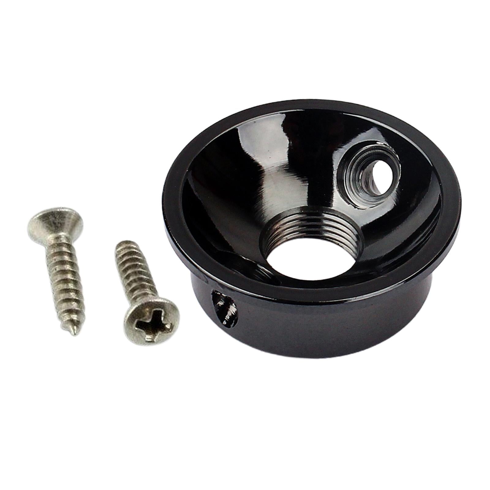 Electrosocket Jack Plate T-style Polished 3 Colors with Screws Parts Black