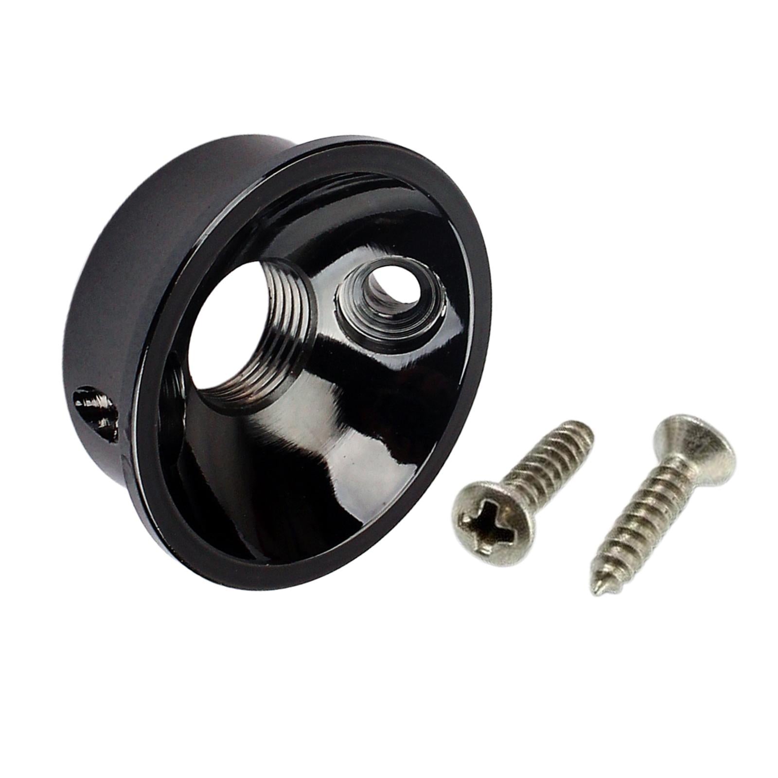 Electrosocket Jack Plate T-style Polished 3 Colors with Screws Parts Black