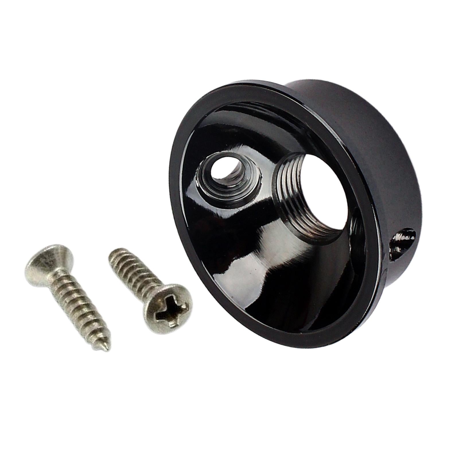 Electrosocket Jack Plate T-style Polished 3 Colors with Screws Parts Black