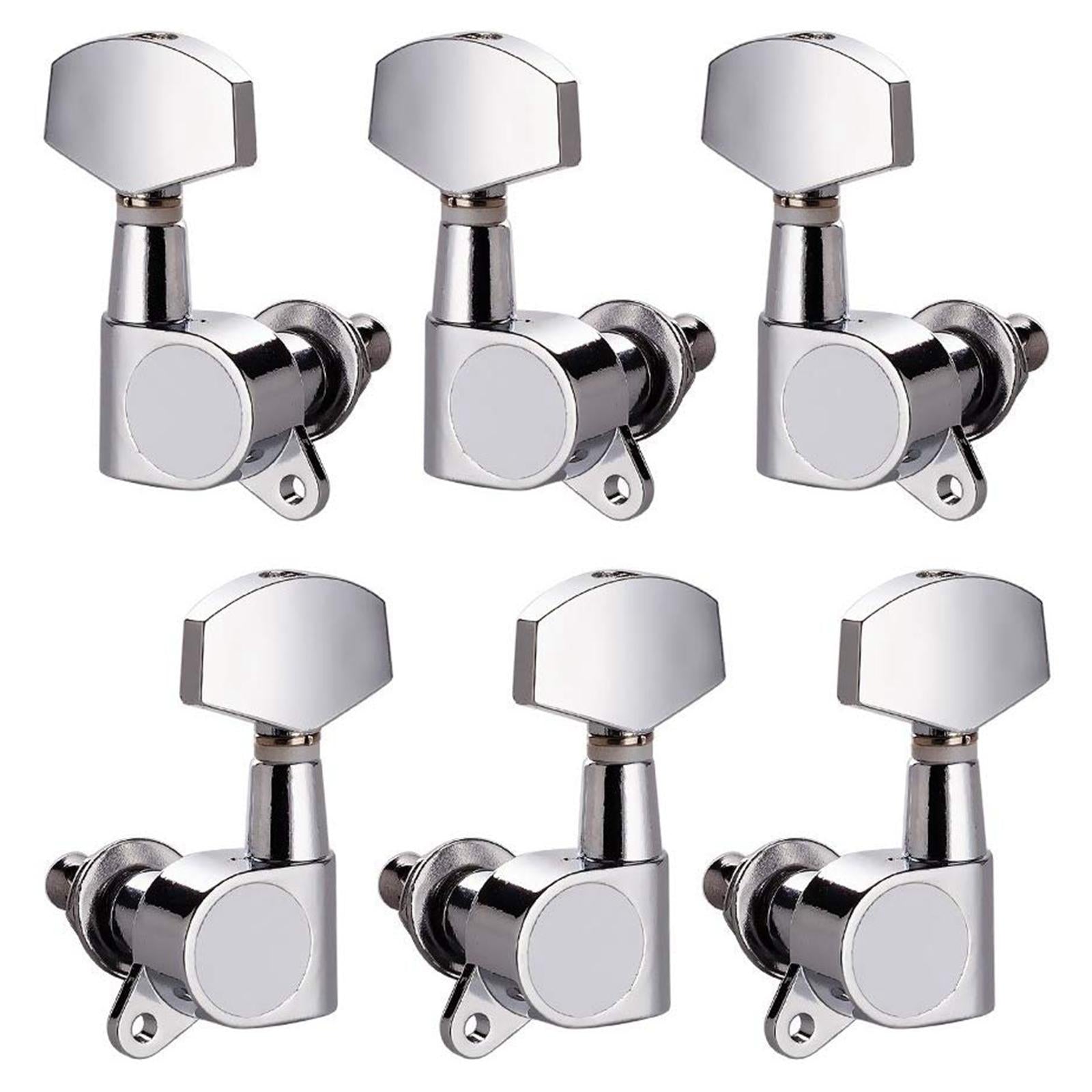 6Pcs Guitar Tuners Machine Heads 3 Left 3 Right for Electric/Acoustic Guitar
