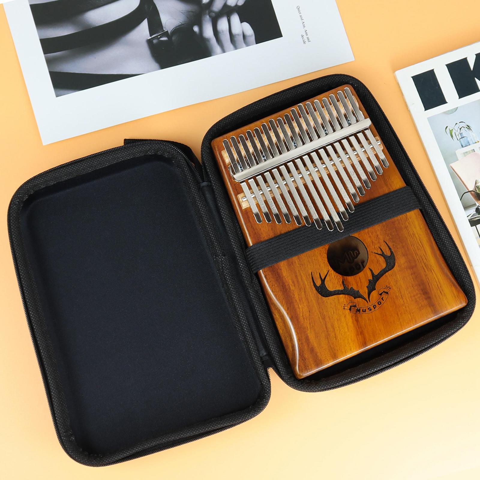 Shockproof Portable Kalimba Storage Bag Thumb Piano Mbira Bag Box Present