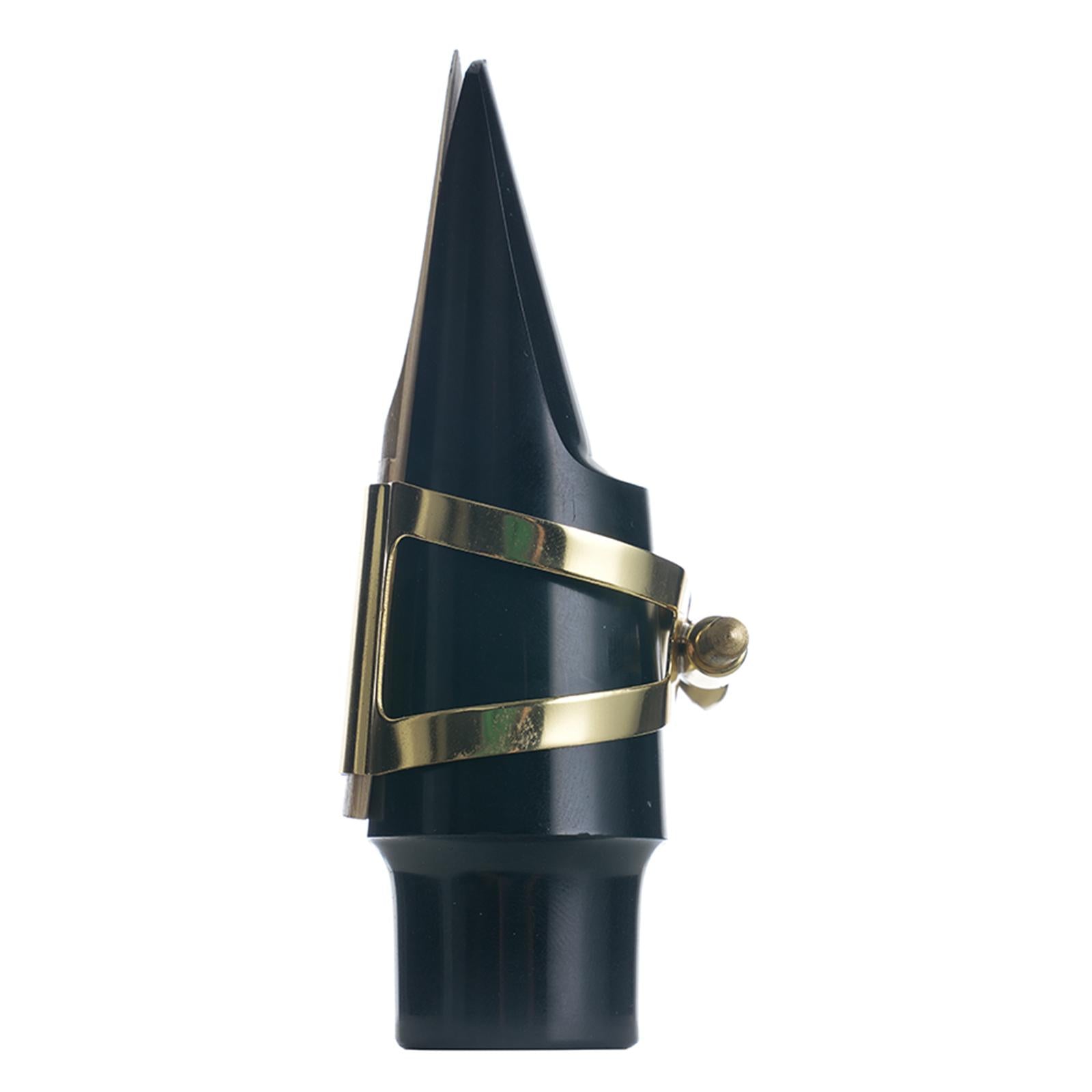 Prof Gold Plated Saxophone Sax Mouthpiece Zinc Alloy Ligature Tenor