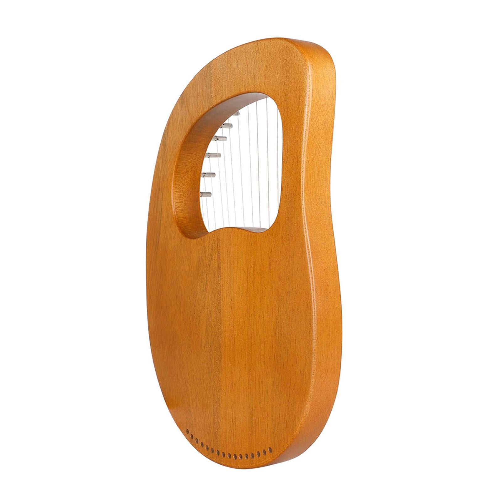 Portable Engraved Exquisite Harp and Wrench Great Gift for Music Lovers Kids
