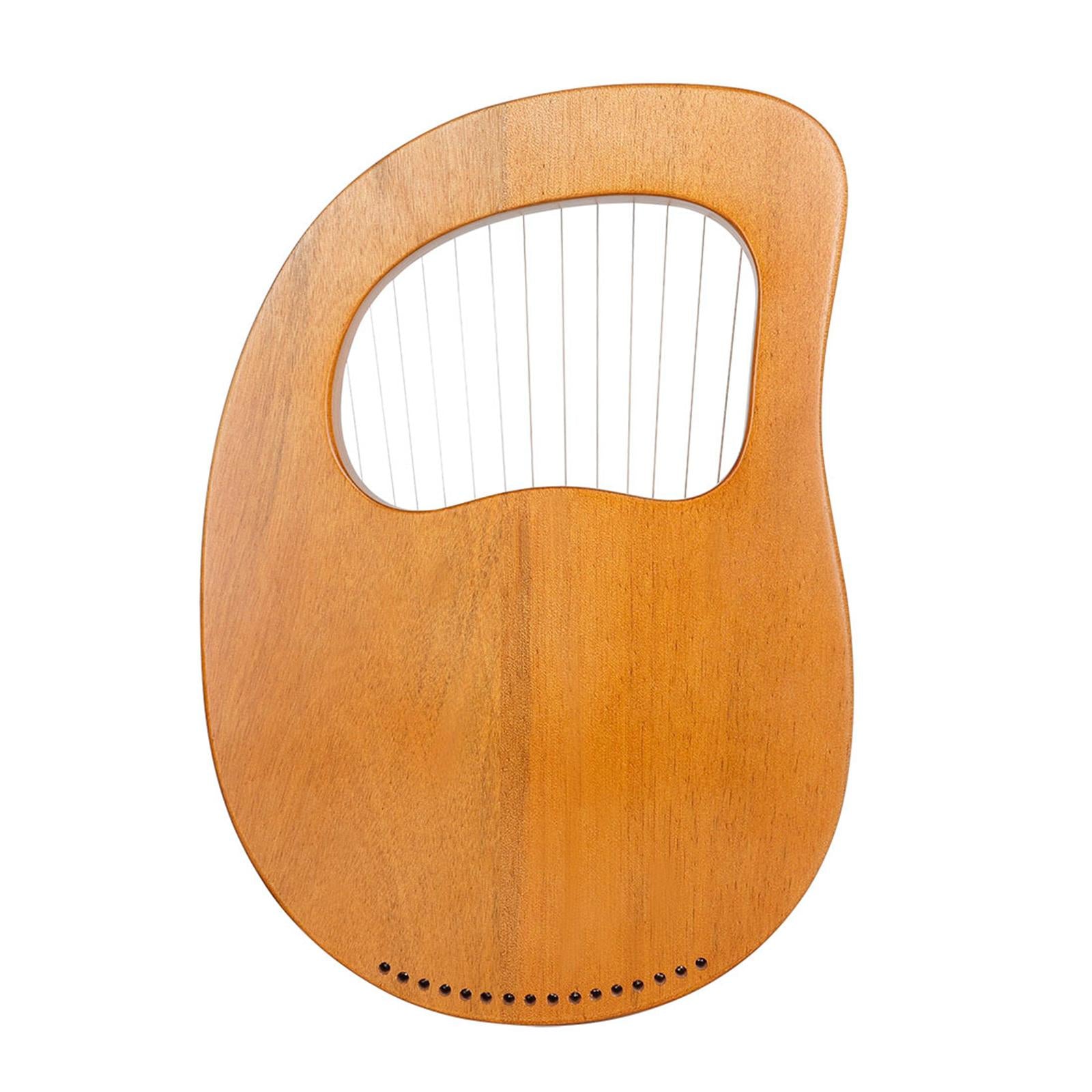 Portable Engraved Exquisite Harp and Wrench Great Gift for Music Lovers Kids