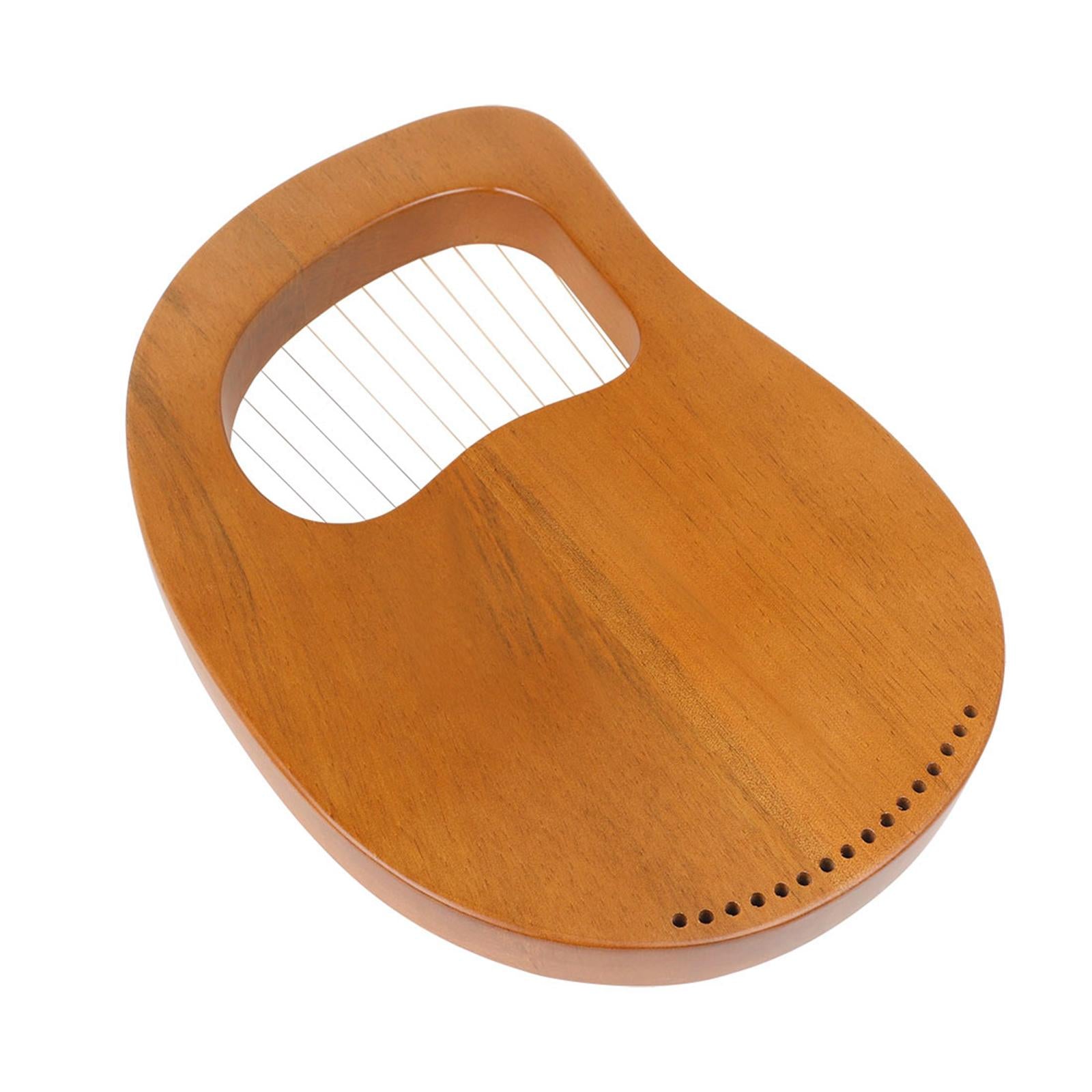 Portable Engraved Exquisite Harp and Wrench Great Gift for Music Lovers Kids