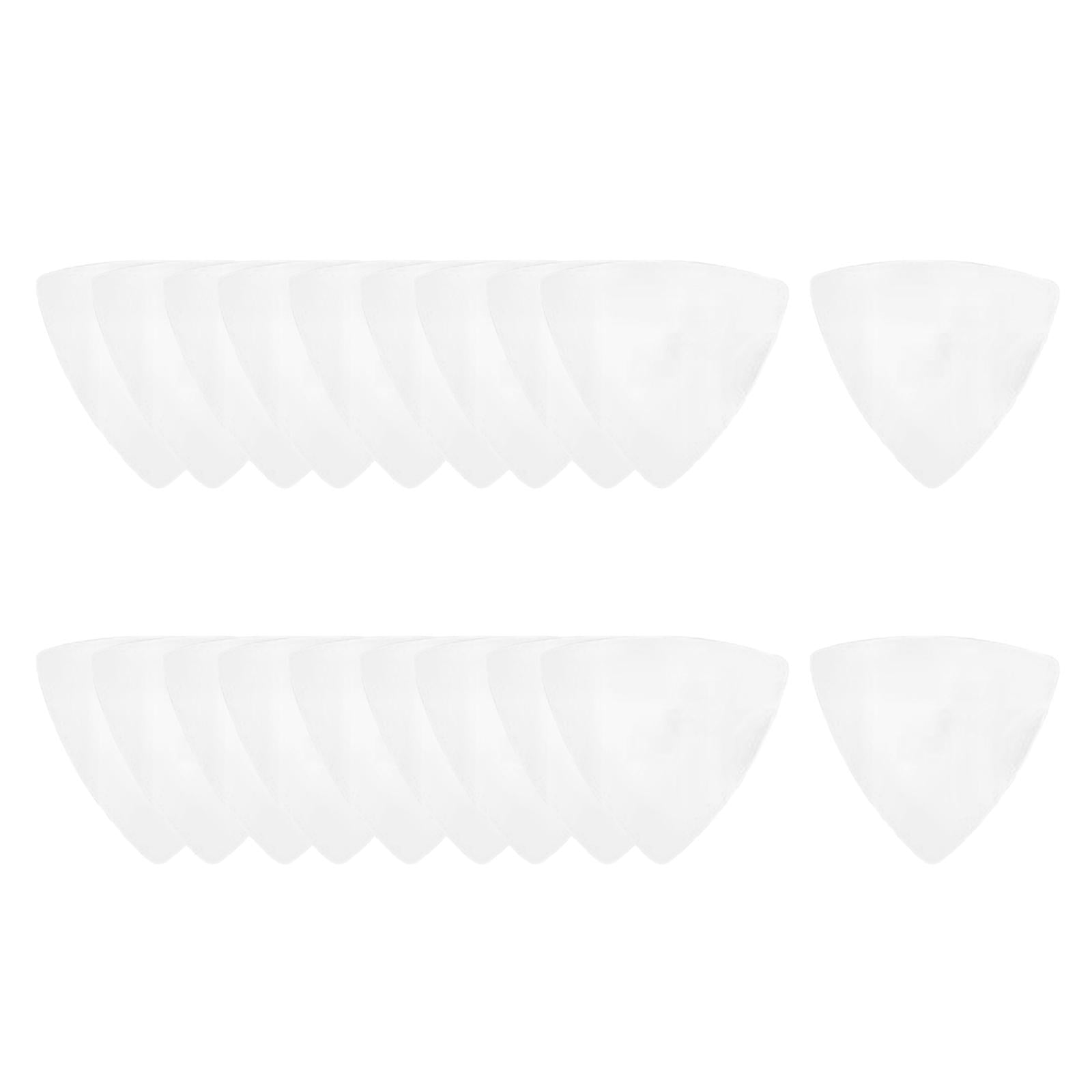 Stainless Steel Guitar Picks 0.3mm Thin Bass Pick Triangular
