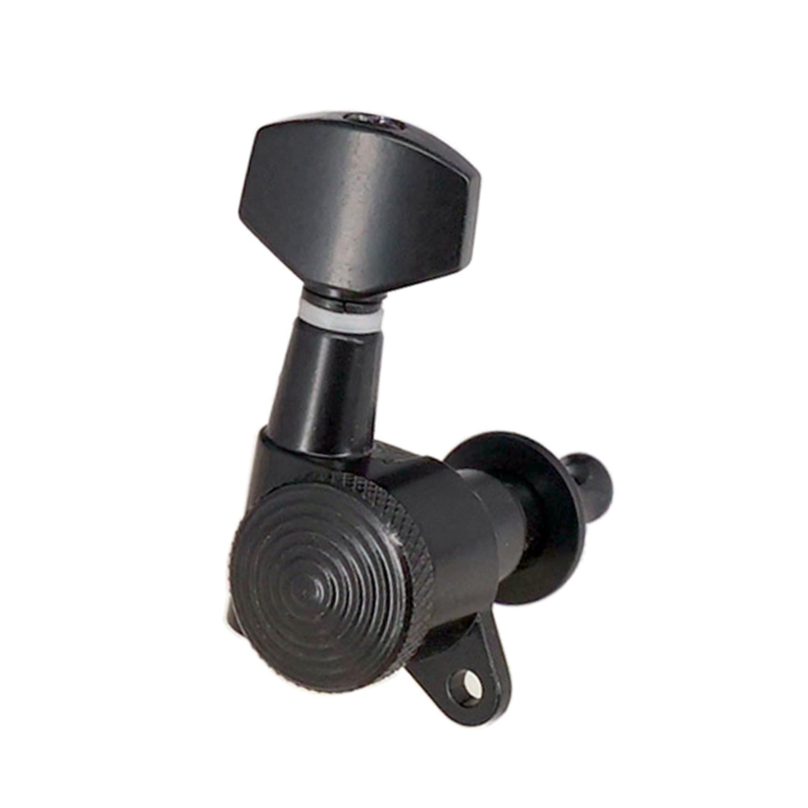 6 Pieces Guitar String Tuning Pegs,Tuner Machine Heads Knobs 3R 3L Black
