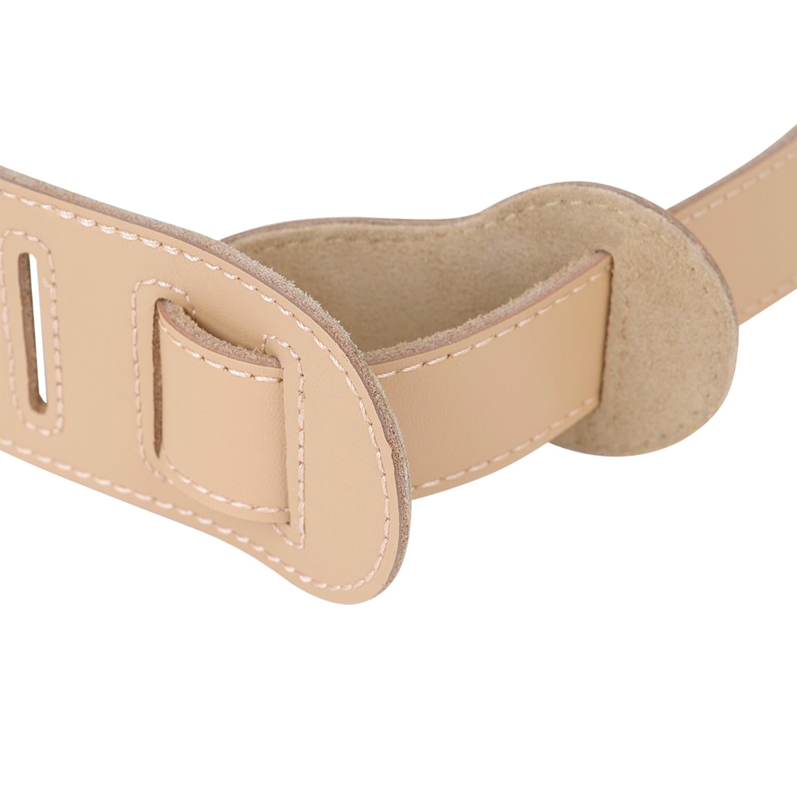 Adjustable Cowhide Soft Strap for Electric Acoustic Guitar Bass Khaki
