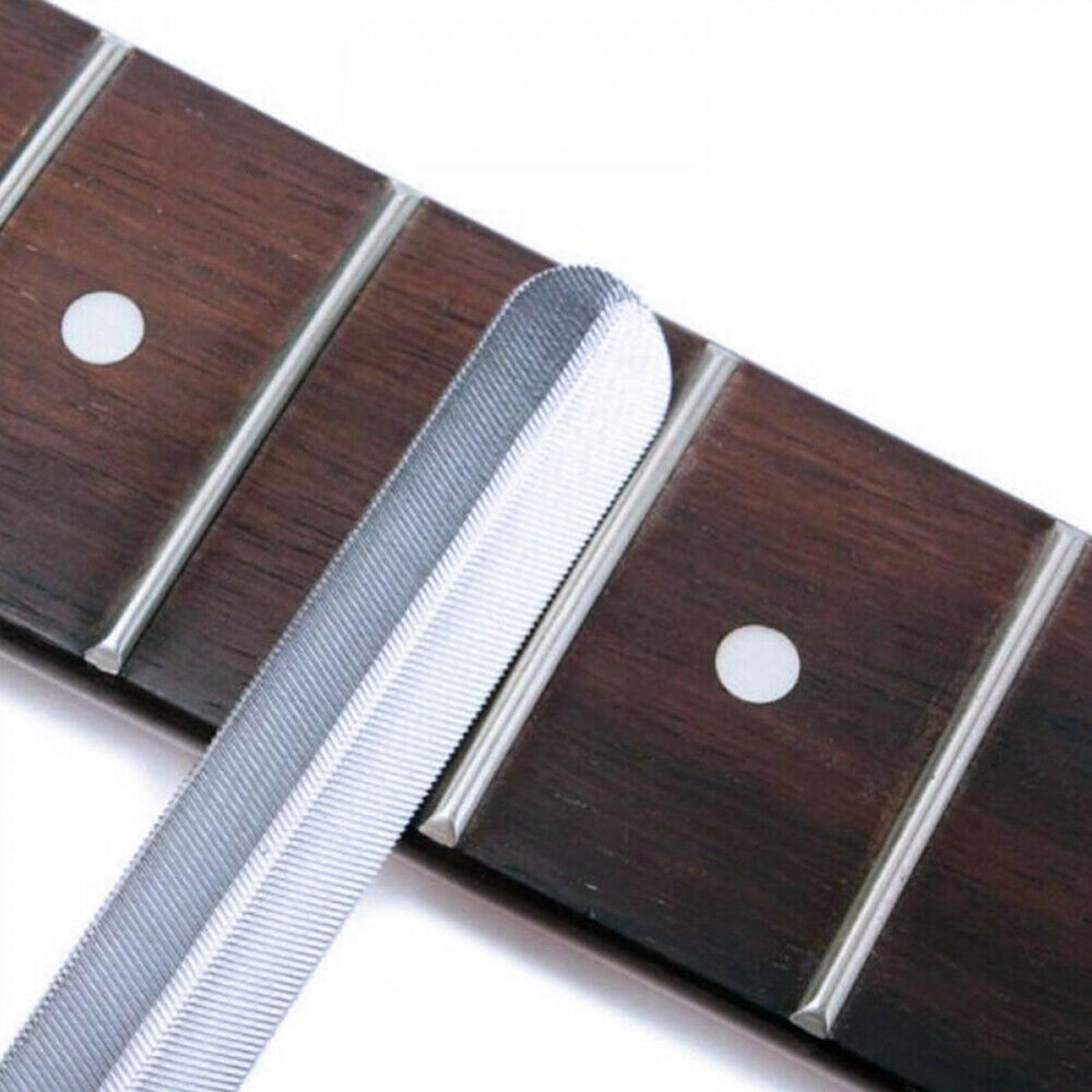 Guitar Nut File Set Double Edge Nut Slotting File for Electric Guitar Parts
