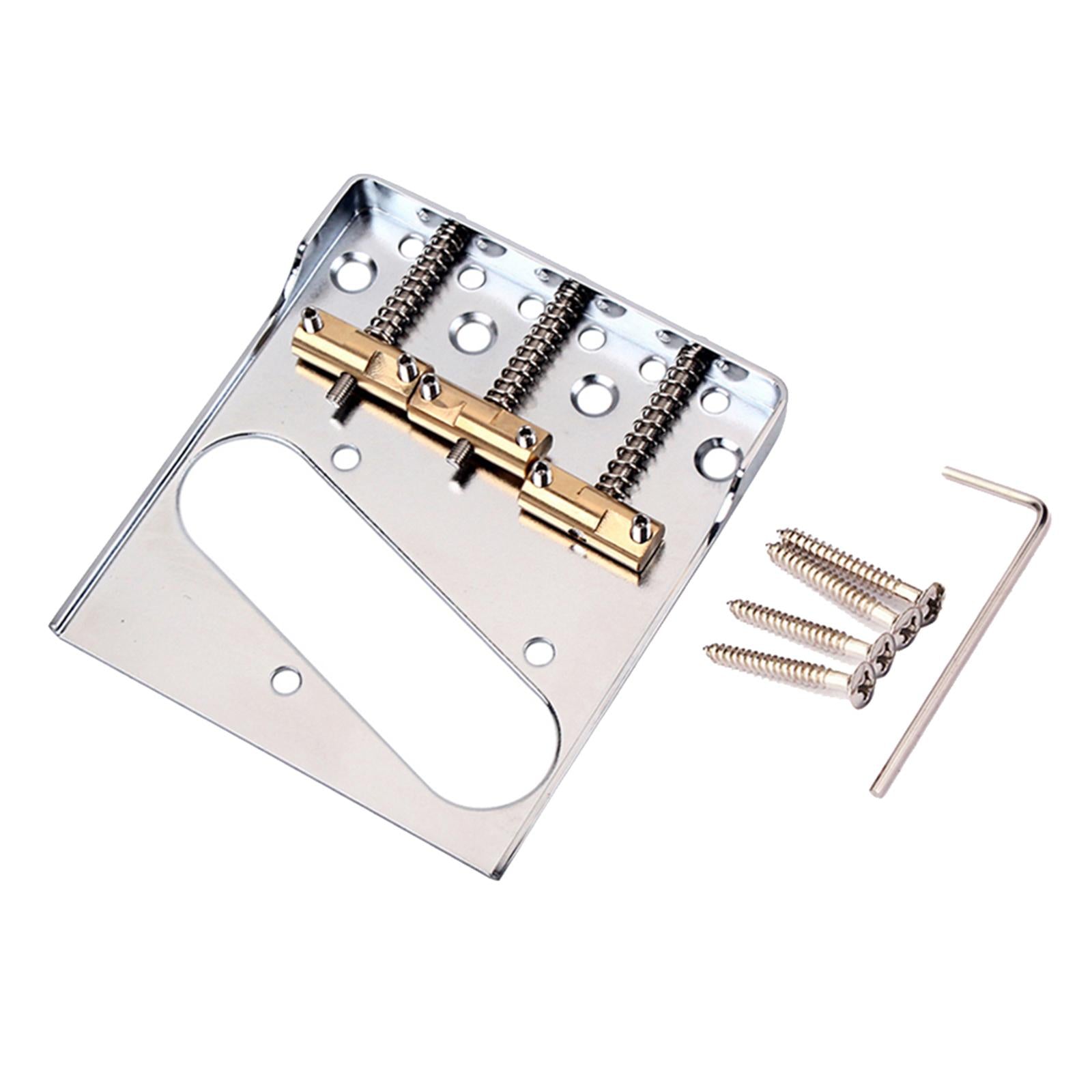 Chrome Bridge with Compensated Brass Saddles Cut-Down Sides Electric Guitar