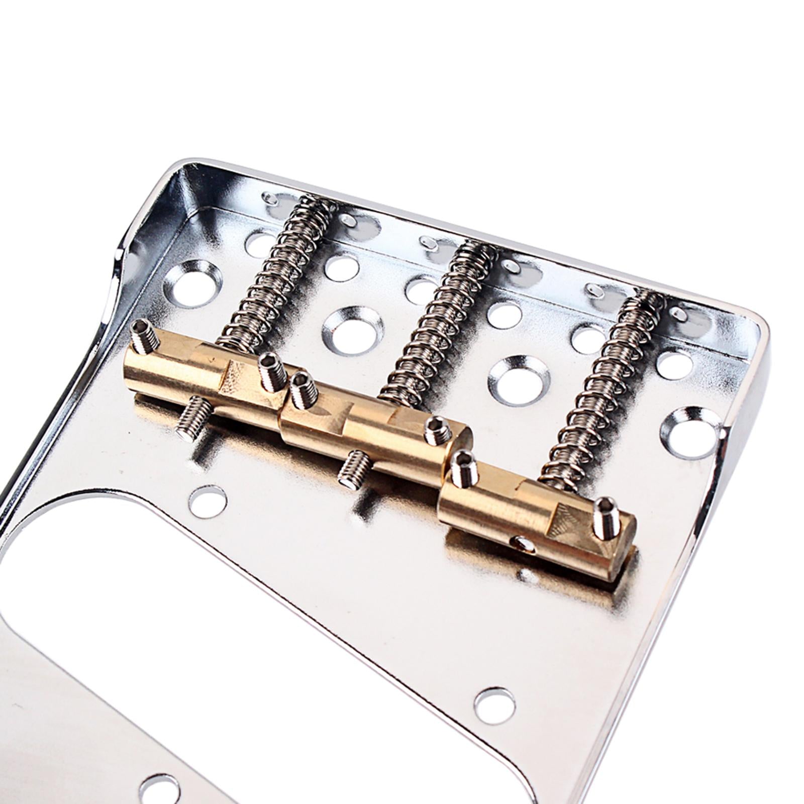 Chrome Bridge with Compensated Brass Saddles Cut-Down Sides Electric Guitar