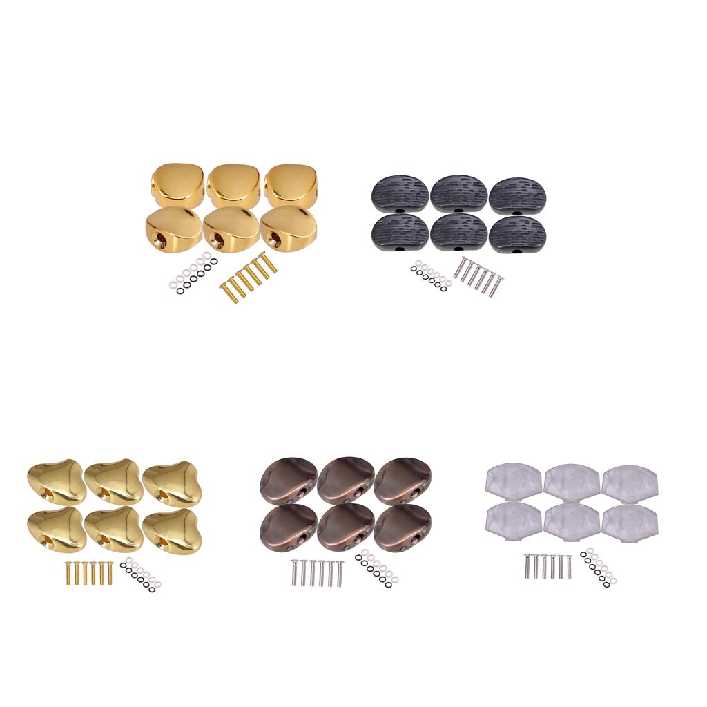 Guitar Tuning Pegs Cap Tuners Machine Head Replacement Buttons Knobs style 1