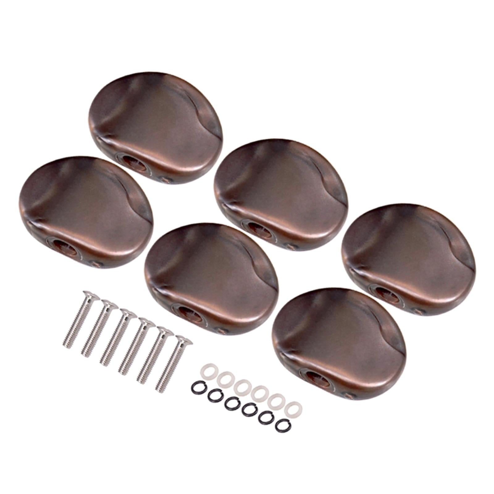Guitar Tuning Pegs Cap Tuners Machine Head Replacement Buttons Knobs style 2