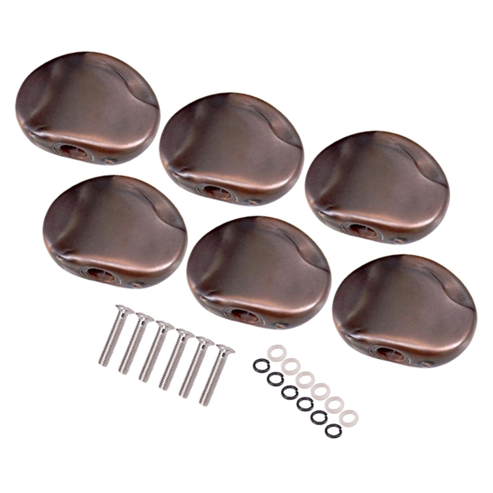 Guitar Tuning Pegs Cap Tuners Machine Head Replacement Buttons Knobs style 2