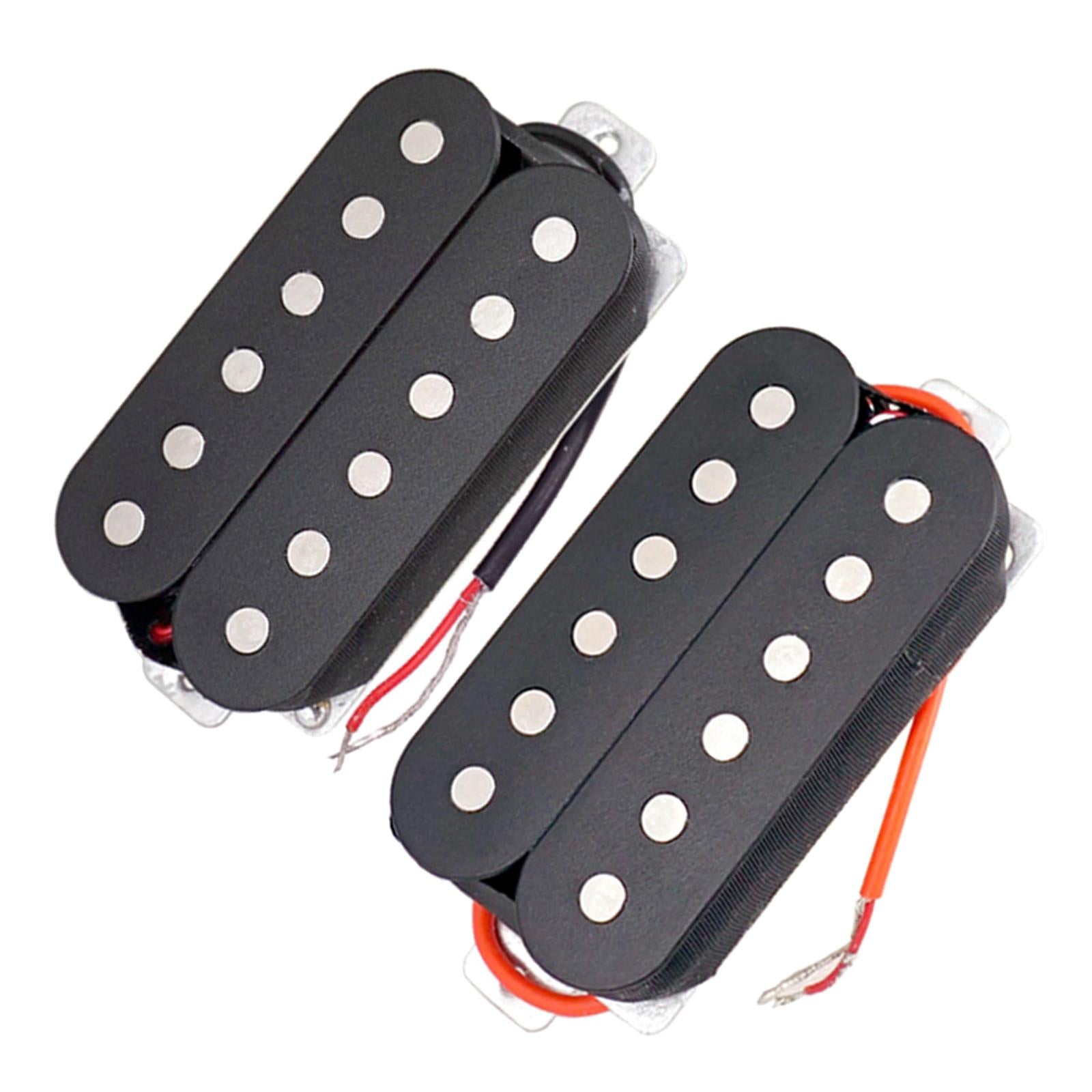 50/52mm Guitar Humbucker Pickup Double Coil Bridge/Neck Guitar Part Black