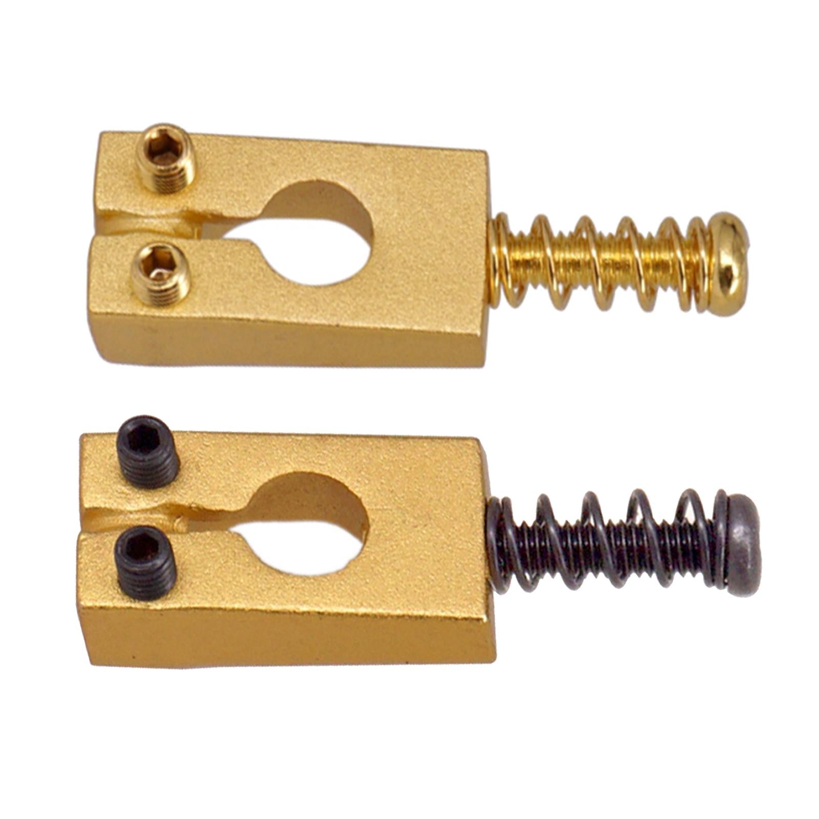 Set of 6 Brass Golden Guitar Bridge Saddles fit for ST Electric Guitar Parts gplden