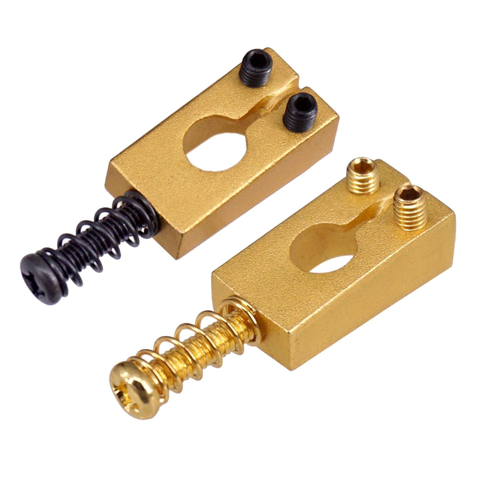 Set of 6 Brass Golden Guitar Bridge Saddles fit for ST Electric Guitar Parts gplden