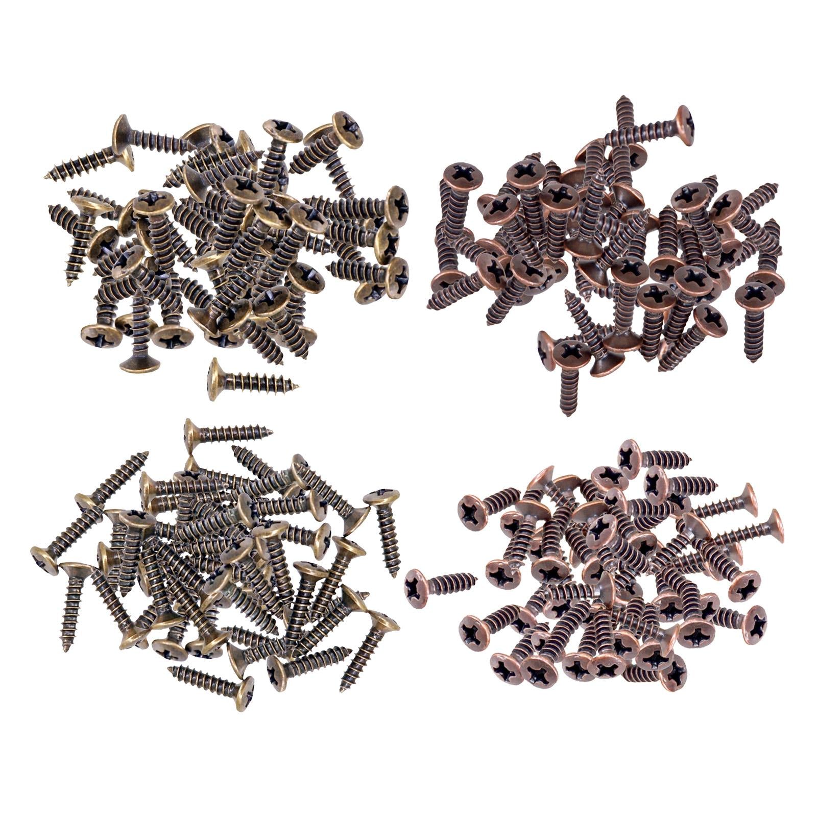 50x Pickguard Mounting Screws for ST SQ Replacement Parts Copper 3x12mm