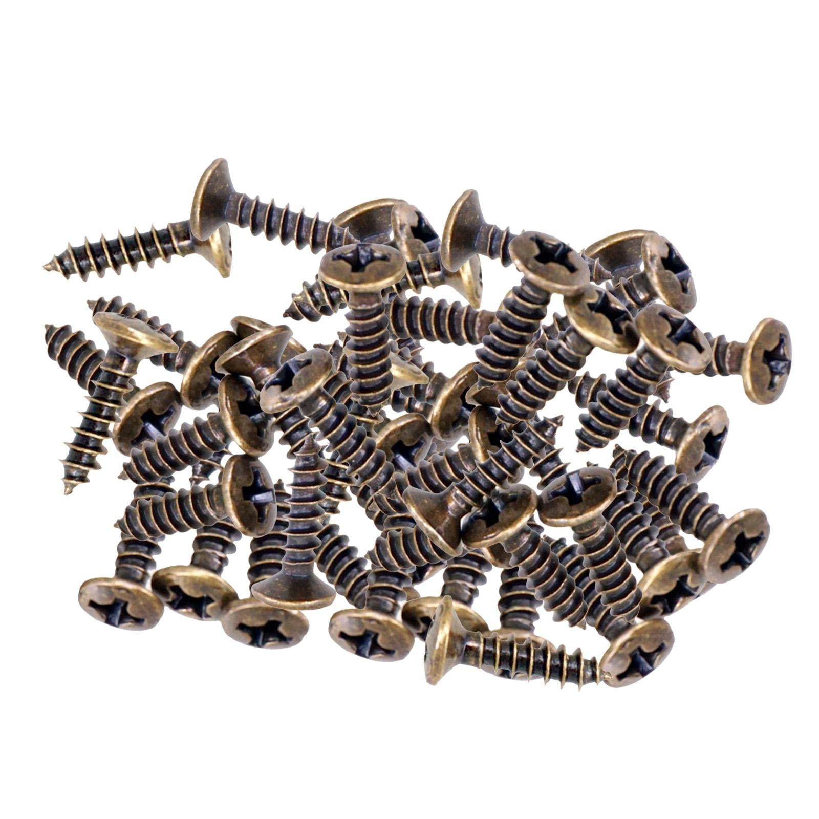 50x Pickguard Mounting Screws for ST SQ Replacement Parts Bronze 3x12mm