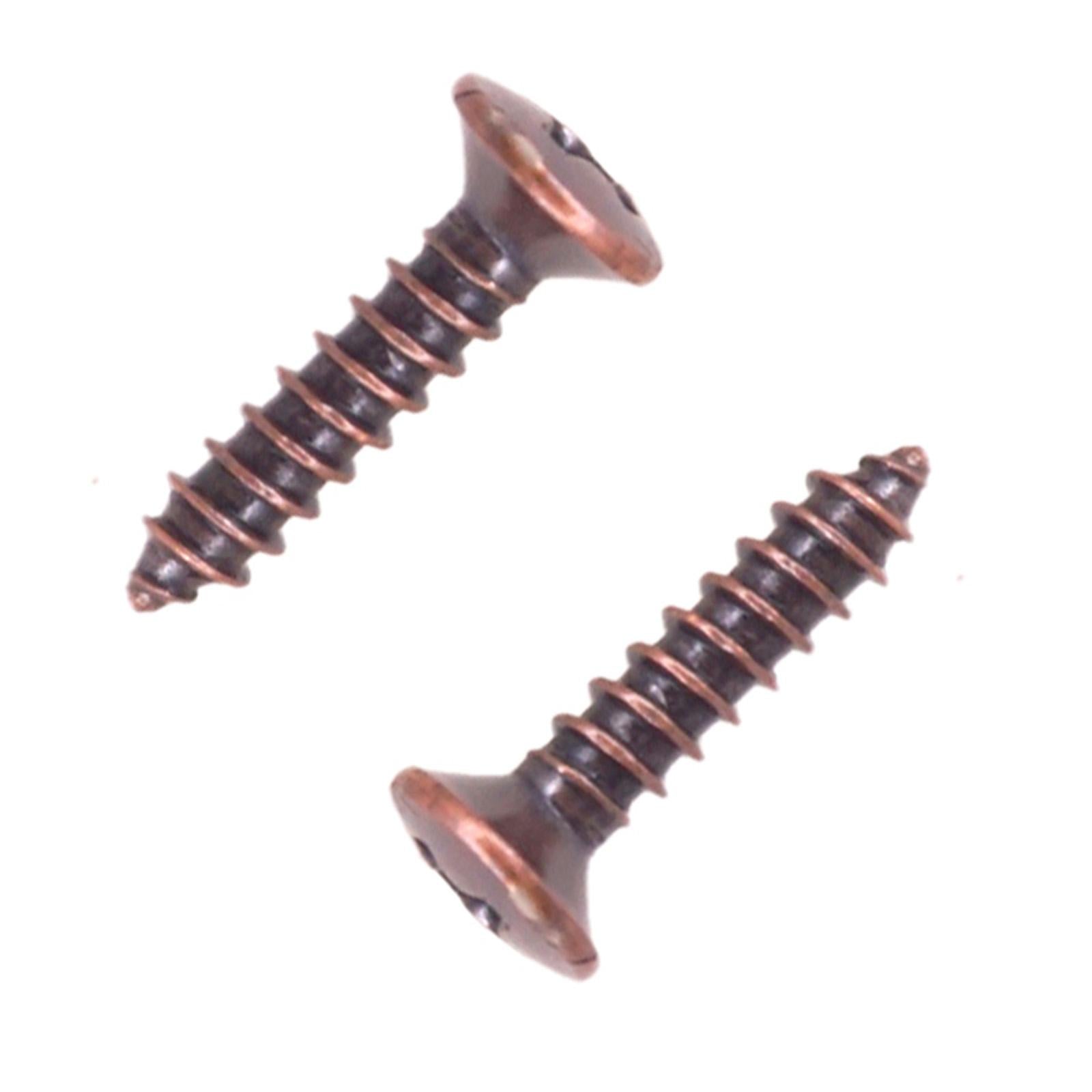 50x Pickguard Mounting Screws for ST SQ Replacement Parts Copper 2.5x12mm