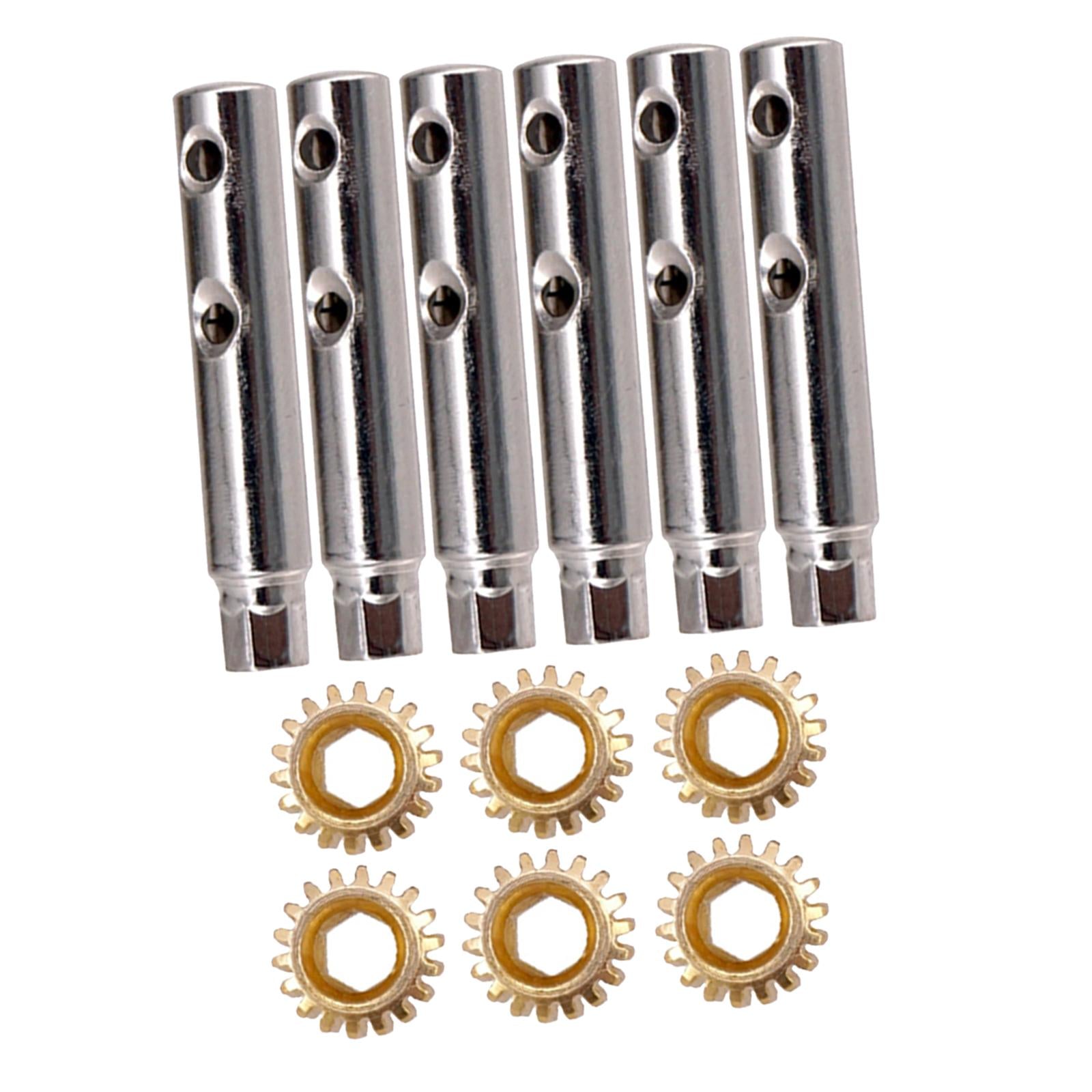 6Pcs Guitar Tuning Pegs Tuners Machine Heads Gear and Pins Parts Style5
