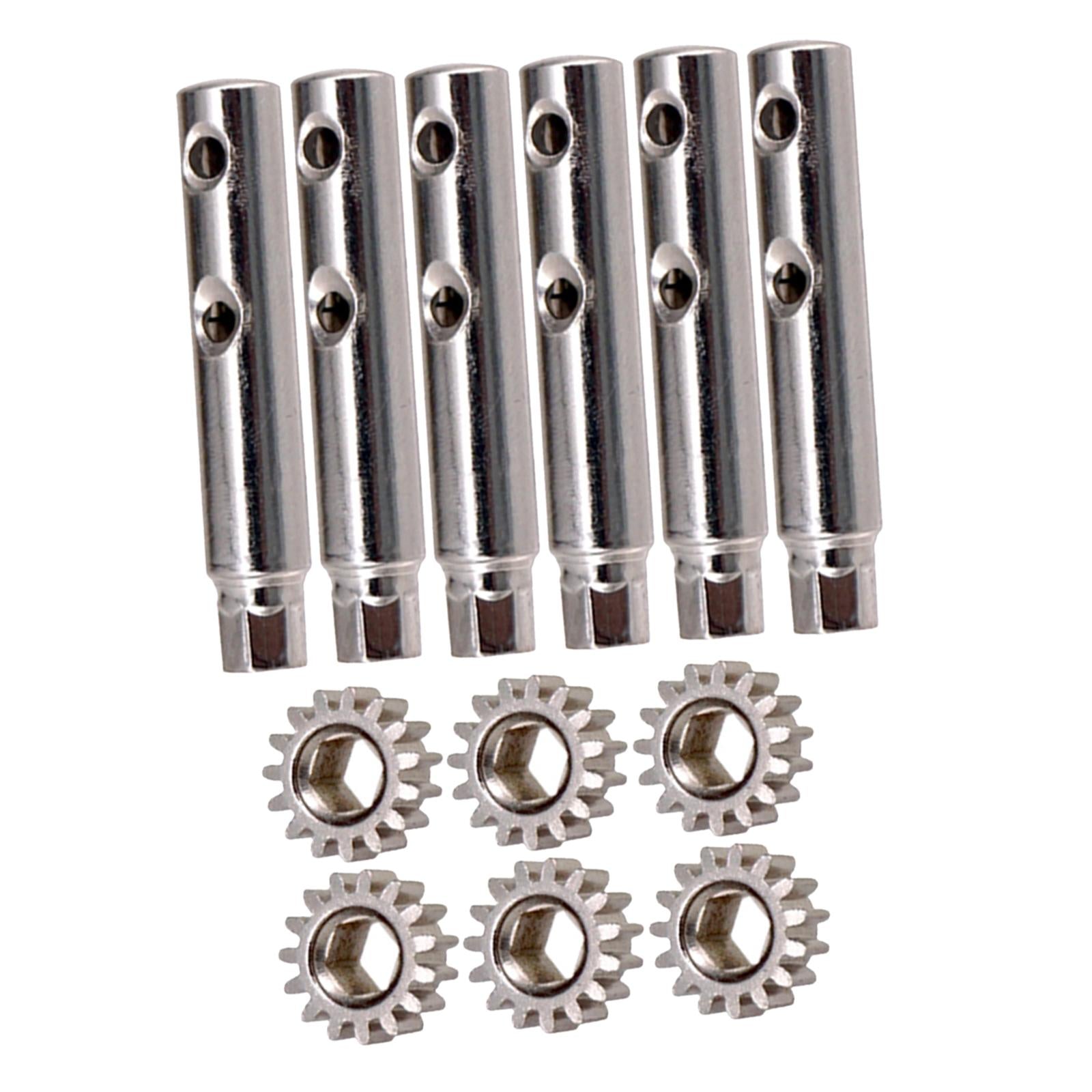 6Pcs Guitar Tuning Pegs Tuners Machine Heads Gear and Pins Parts Style6